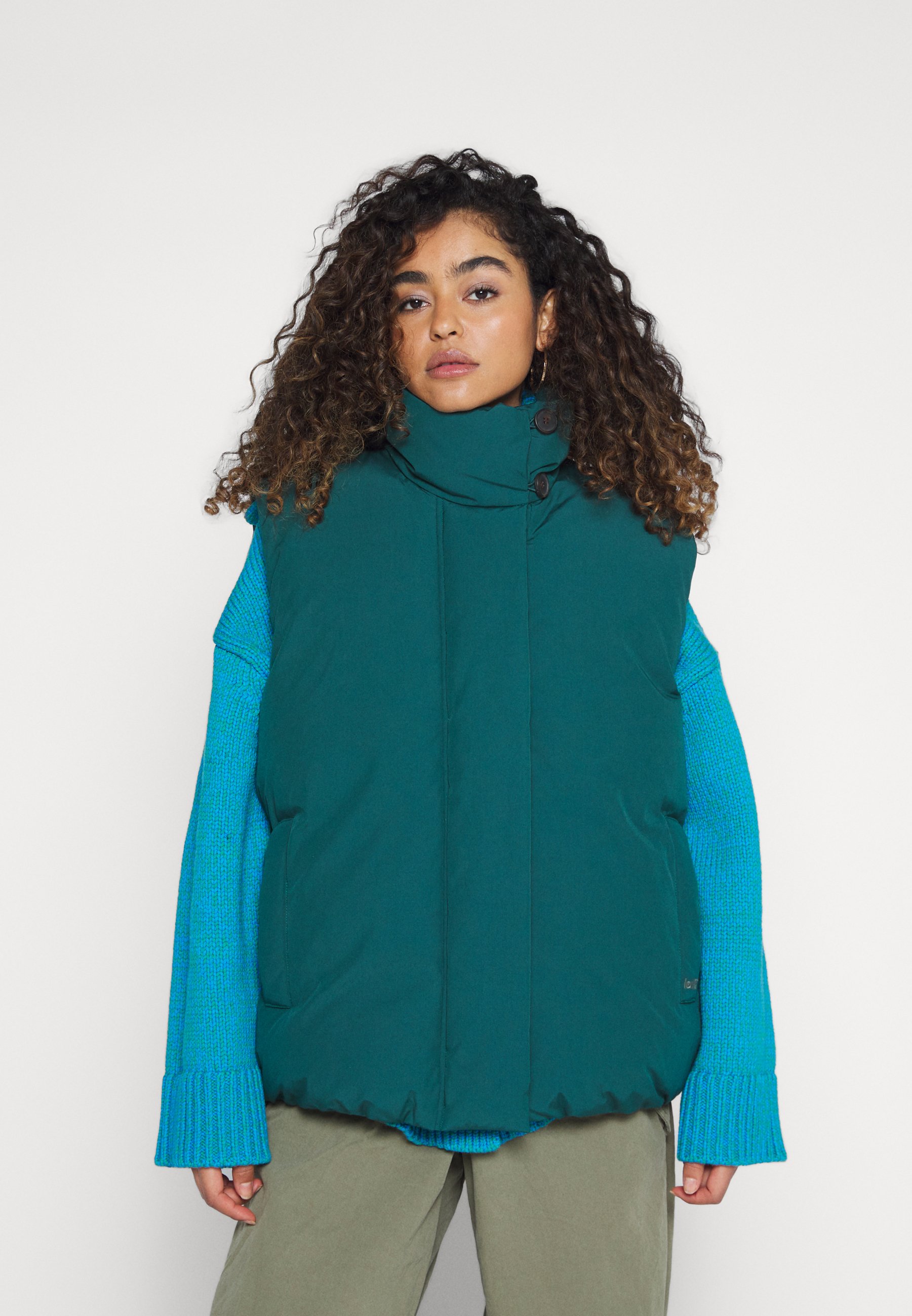Levi's® PUFFER VEST - Waistcoat - deep sea moss/green
