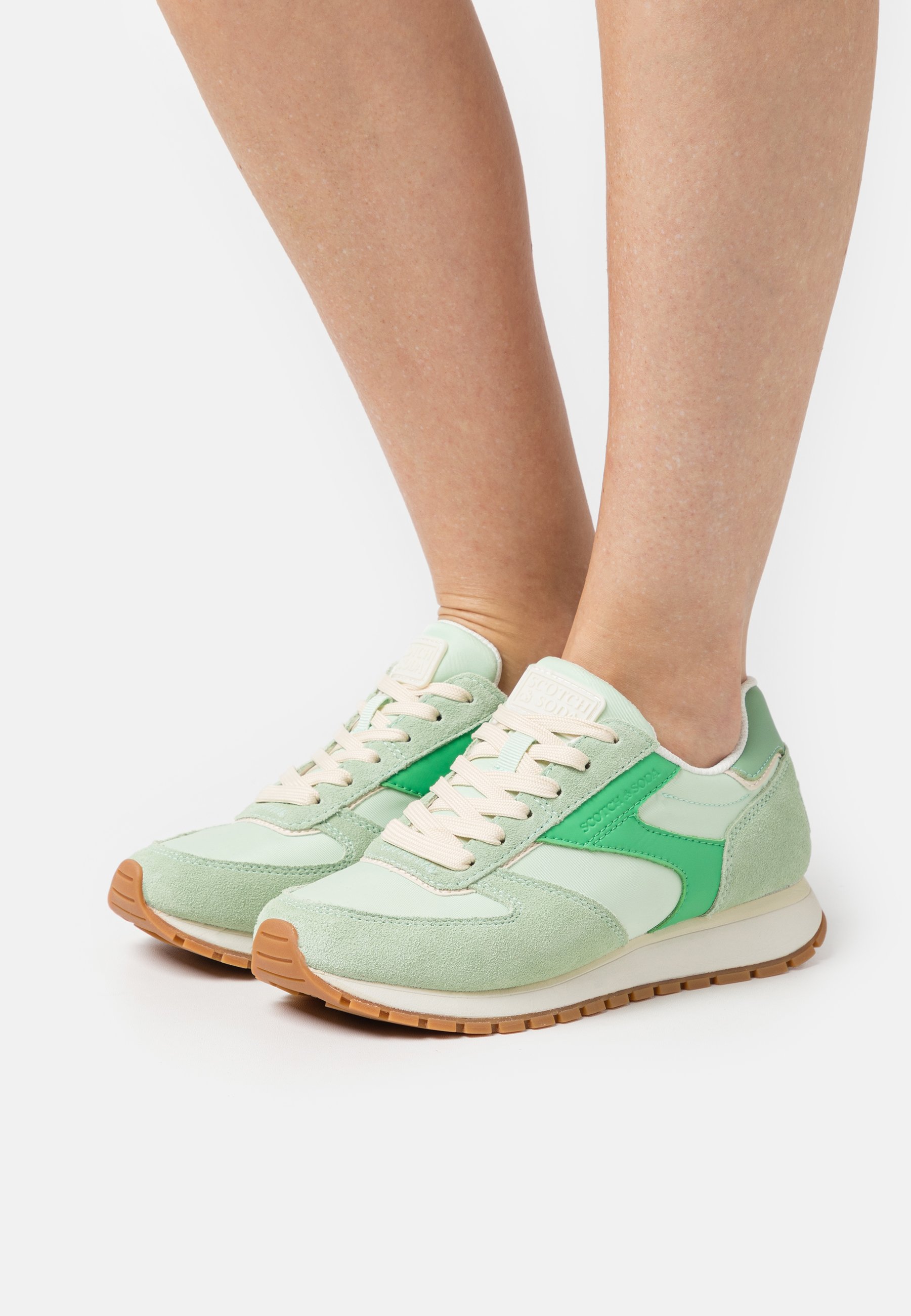 Scotch & Soda INEZ - Trainers - green/multi-coloured/green