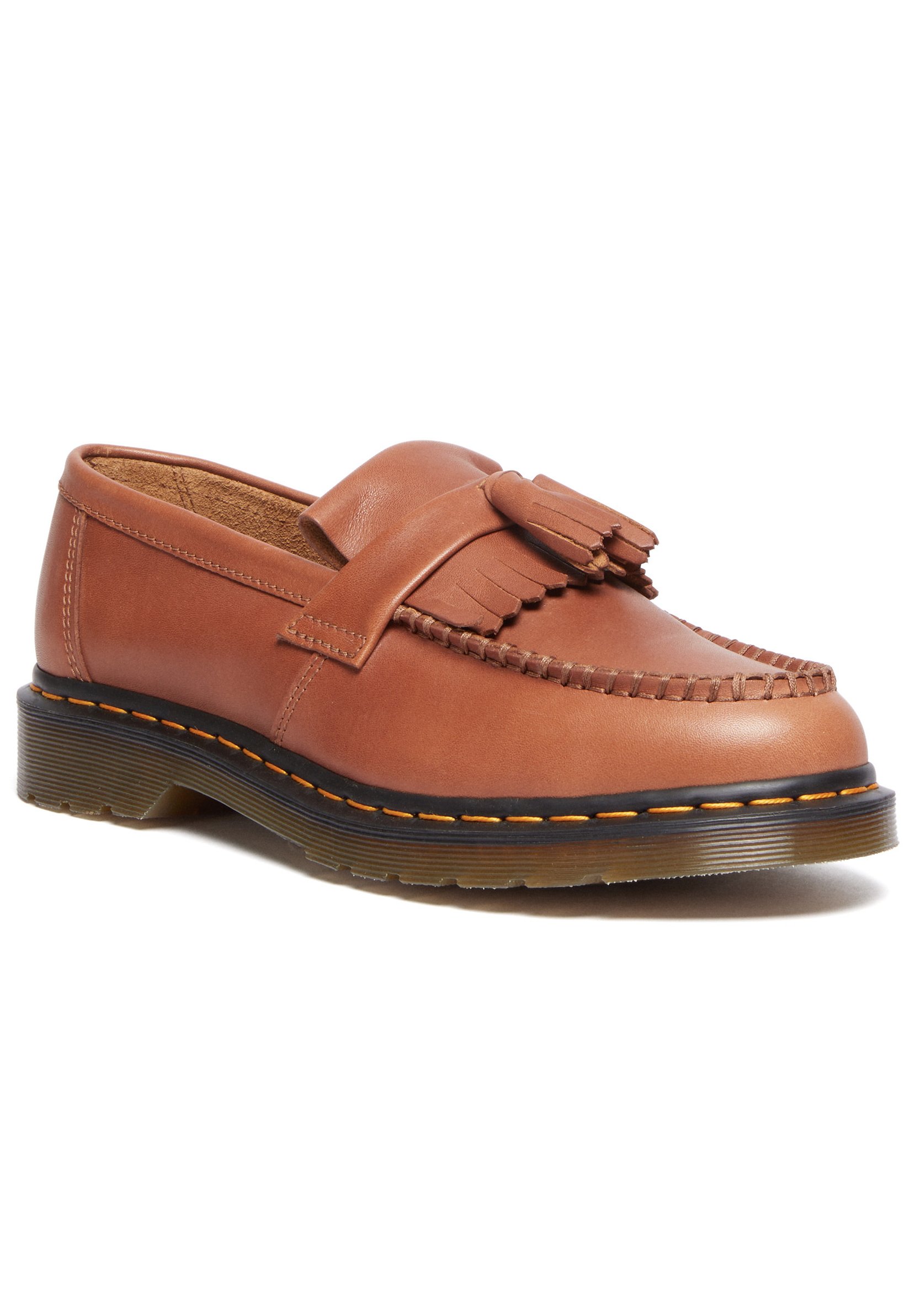 Dr. Martens ADRIAN YS - Slip-ons - saddle tan carrara/tan