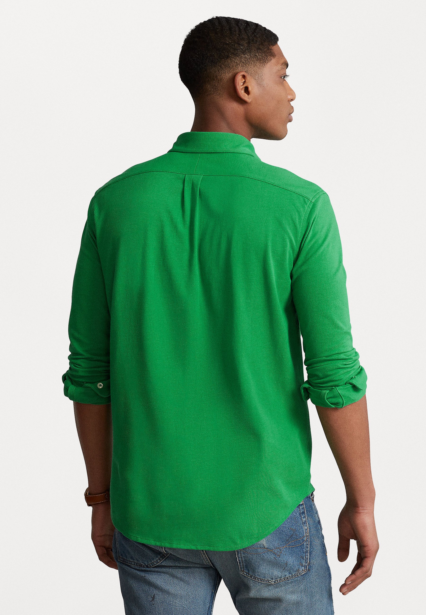 Polo Ralph Lauren LONG SLEEVE - Shirt - optic green/green