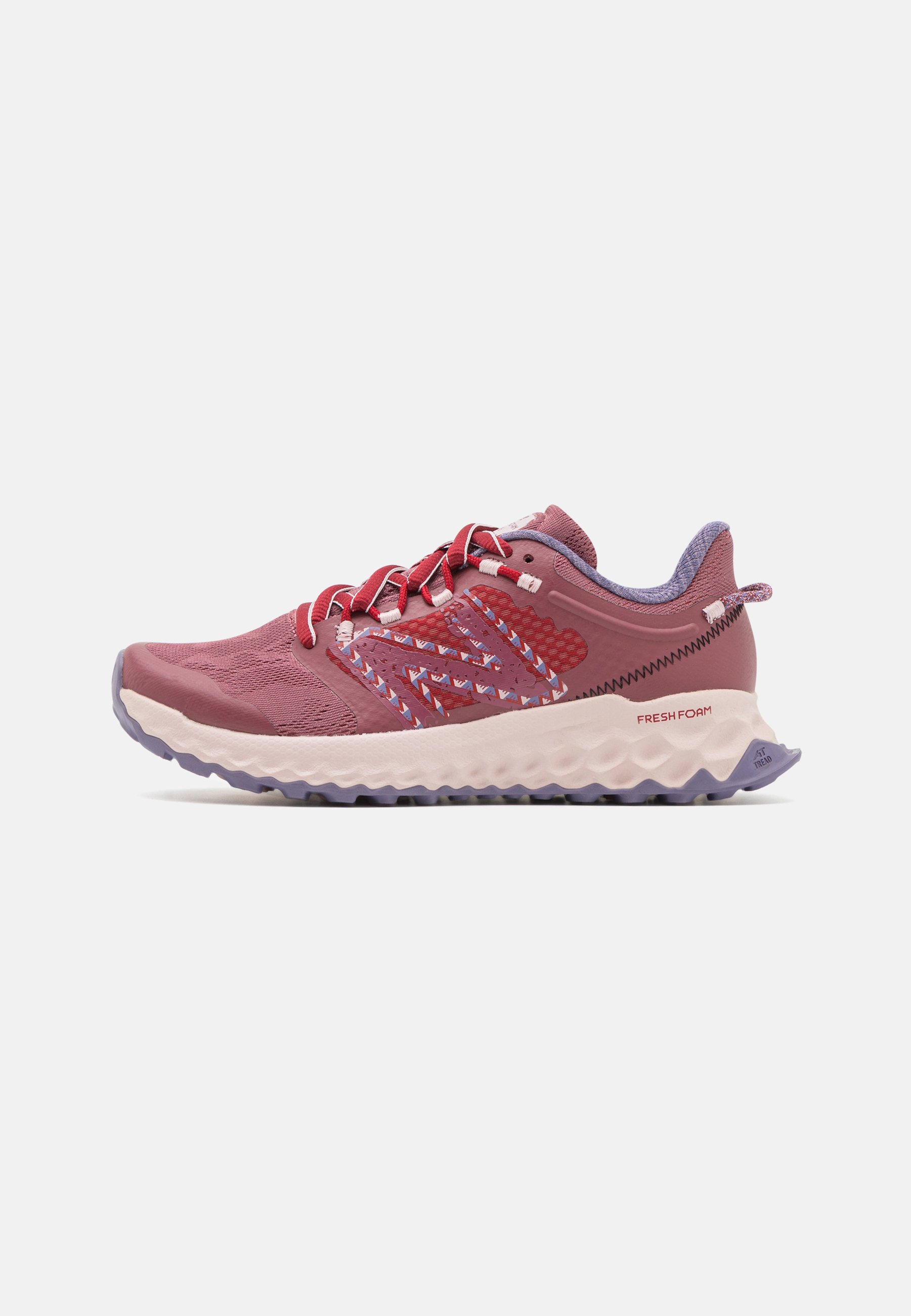 NB FRESH FOAM GAROE  - Trail running shoes - washed burgundy/red
