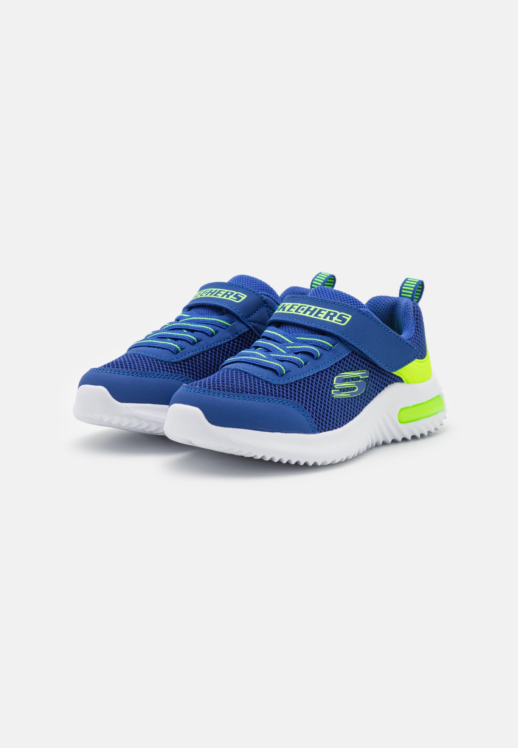 Skechers GORE STRAP OVERLAYS MIDSOLE TECH PIECE - Trainers - blue/lime/blue