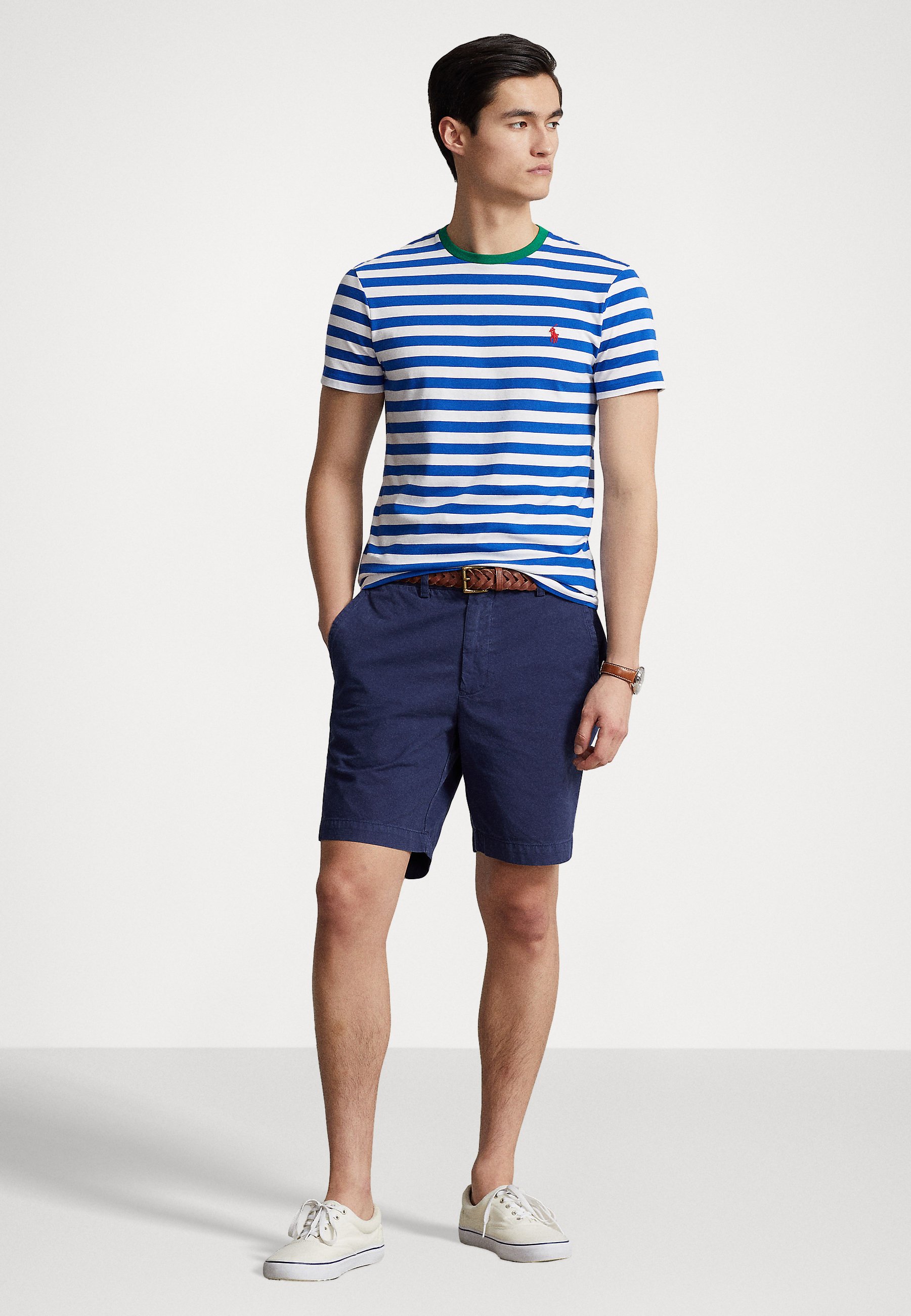 Polo Ralph Lauren SHORT SLEEVE - Print T-shirt - pacific royal/white/royal blue