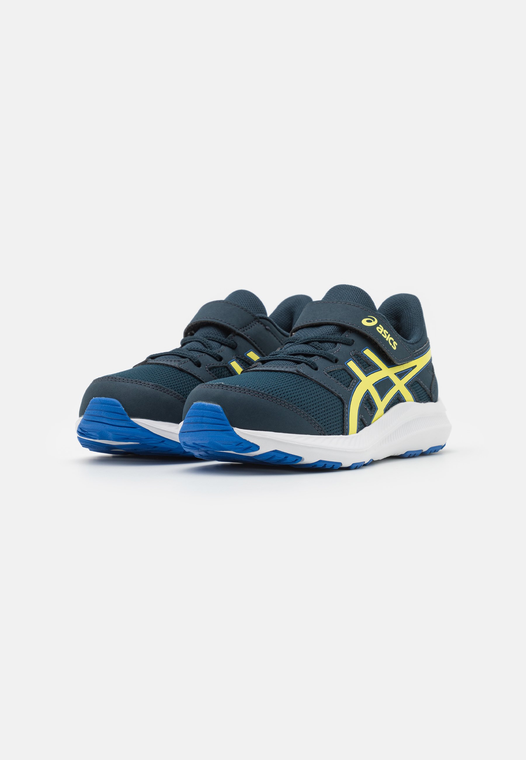 ASICS JOLT 4 UNISEX - Neutral running shoes - french blue/glow yellow/blue