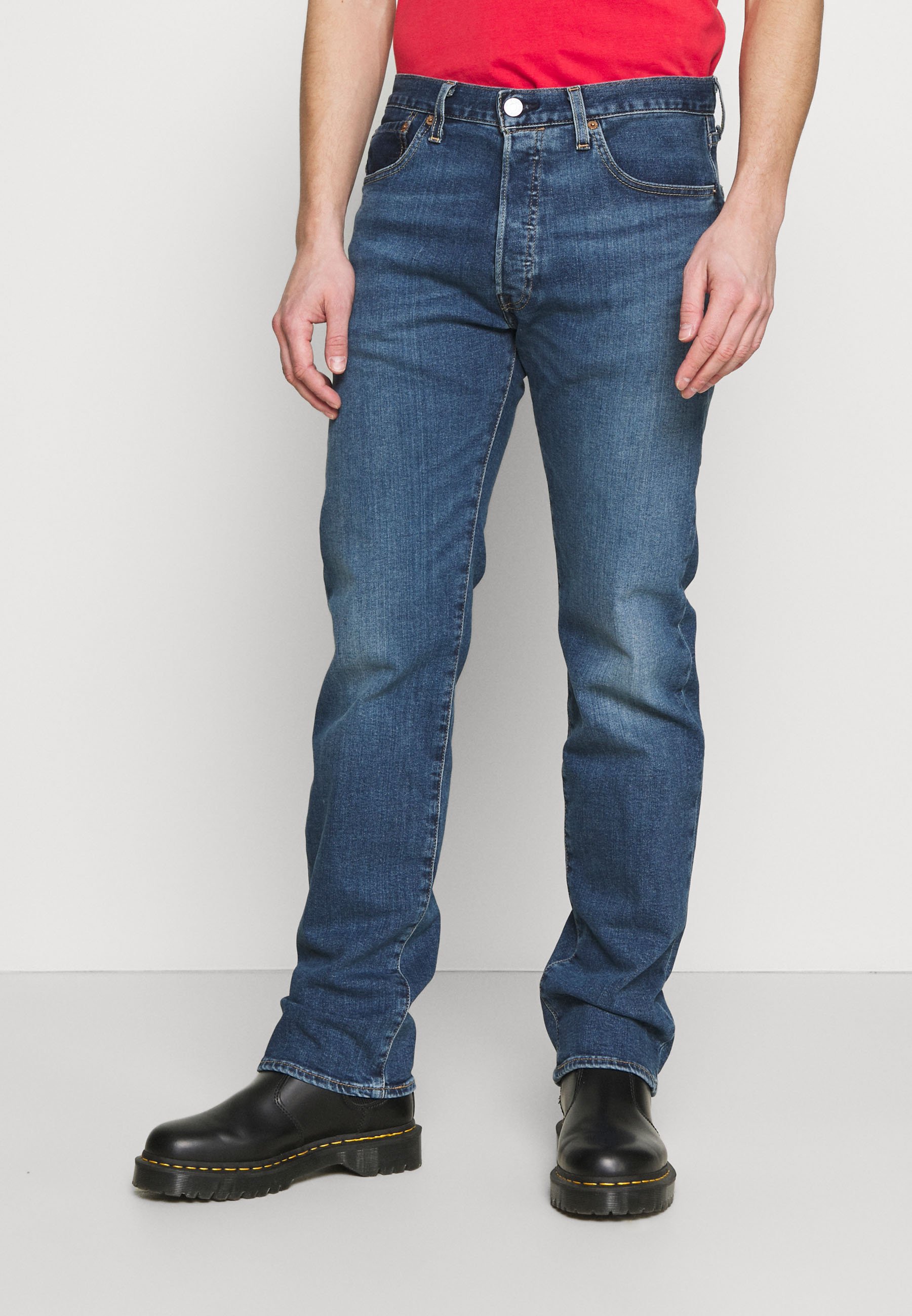 Levi's® 501® ORIGINAL - Straight leg jeans - med indigo/blue denim