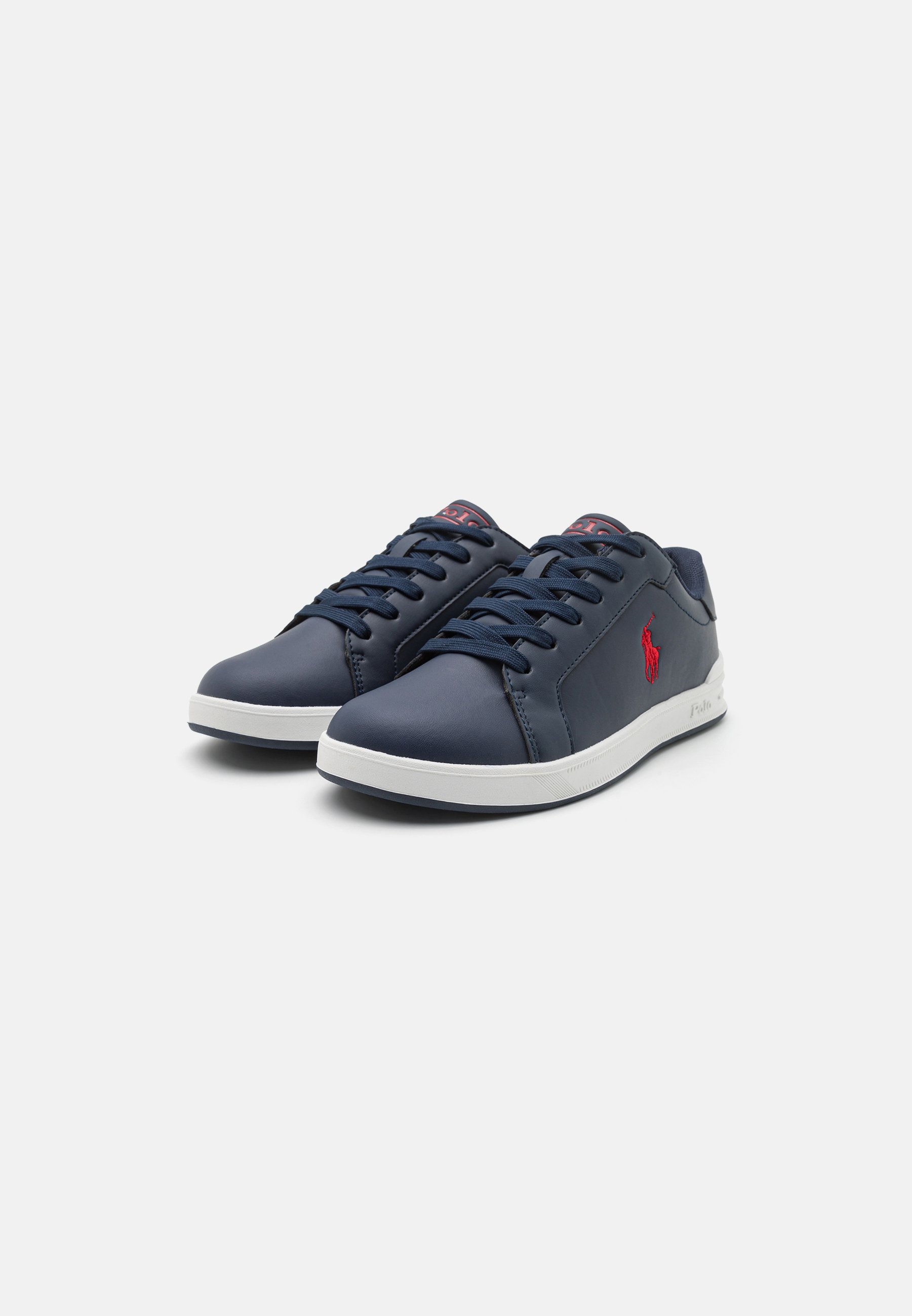 Polo Ralph Lauren HERITAGE COURT II UNISEX - Trainers - navy/red/dark blue