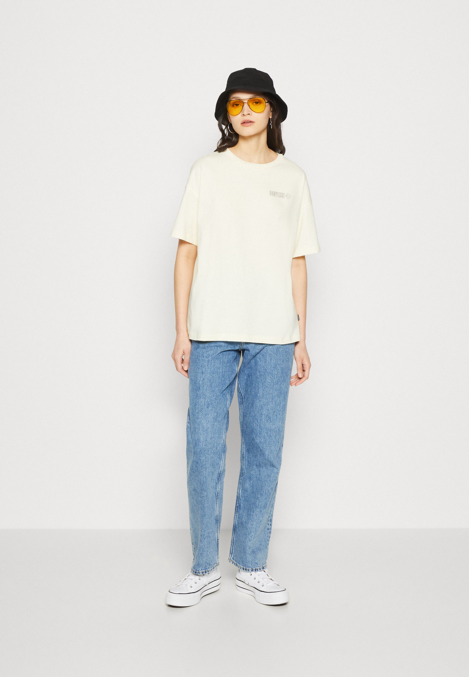 Converse COASTAL VIBES - Print T-shirt - moms potato salad/yellow