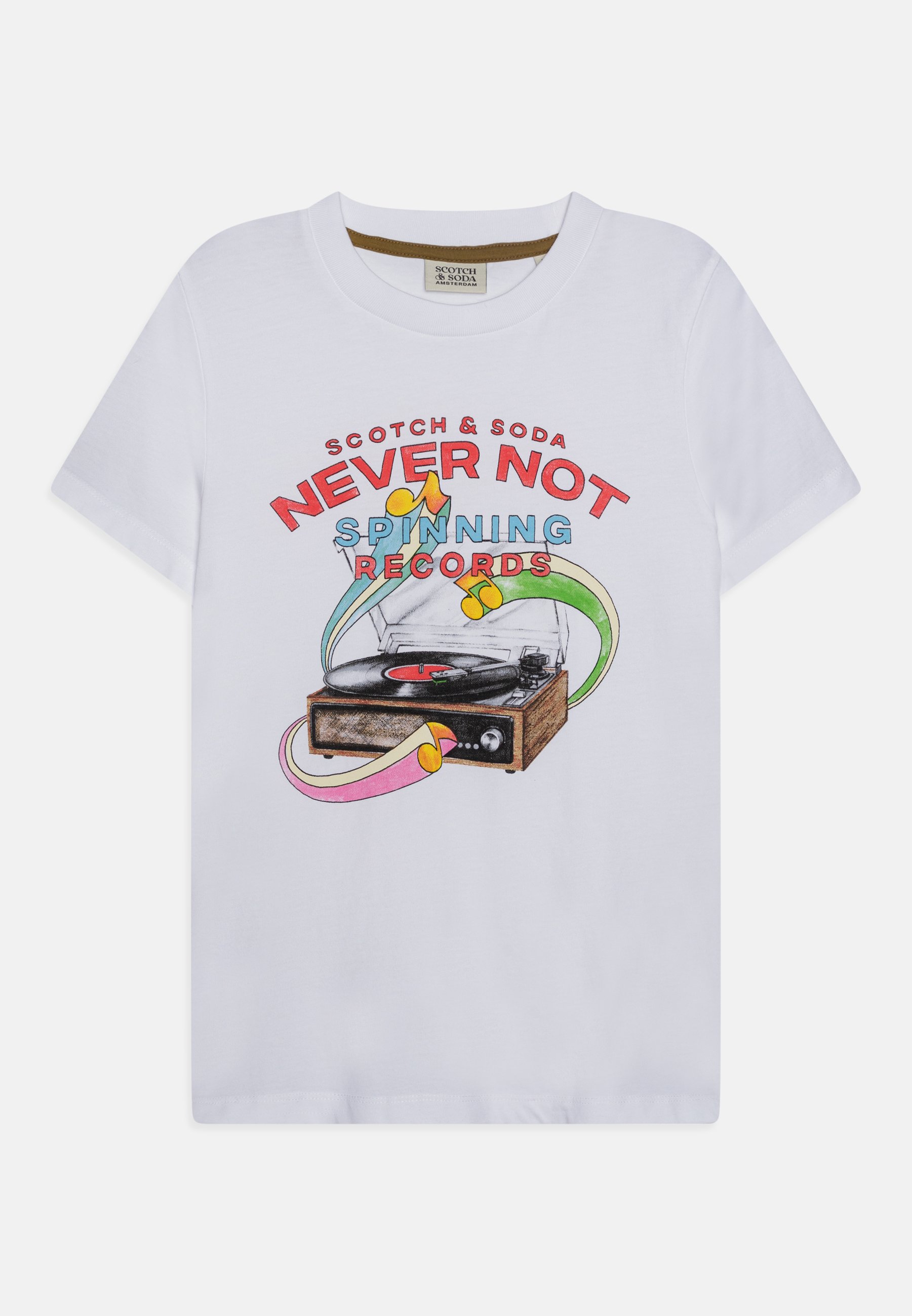 Scotch & Soda COTTON IN CONVERSION ARTWORK  - Print T-shirt - white