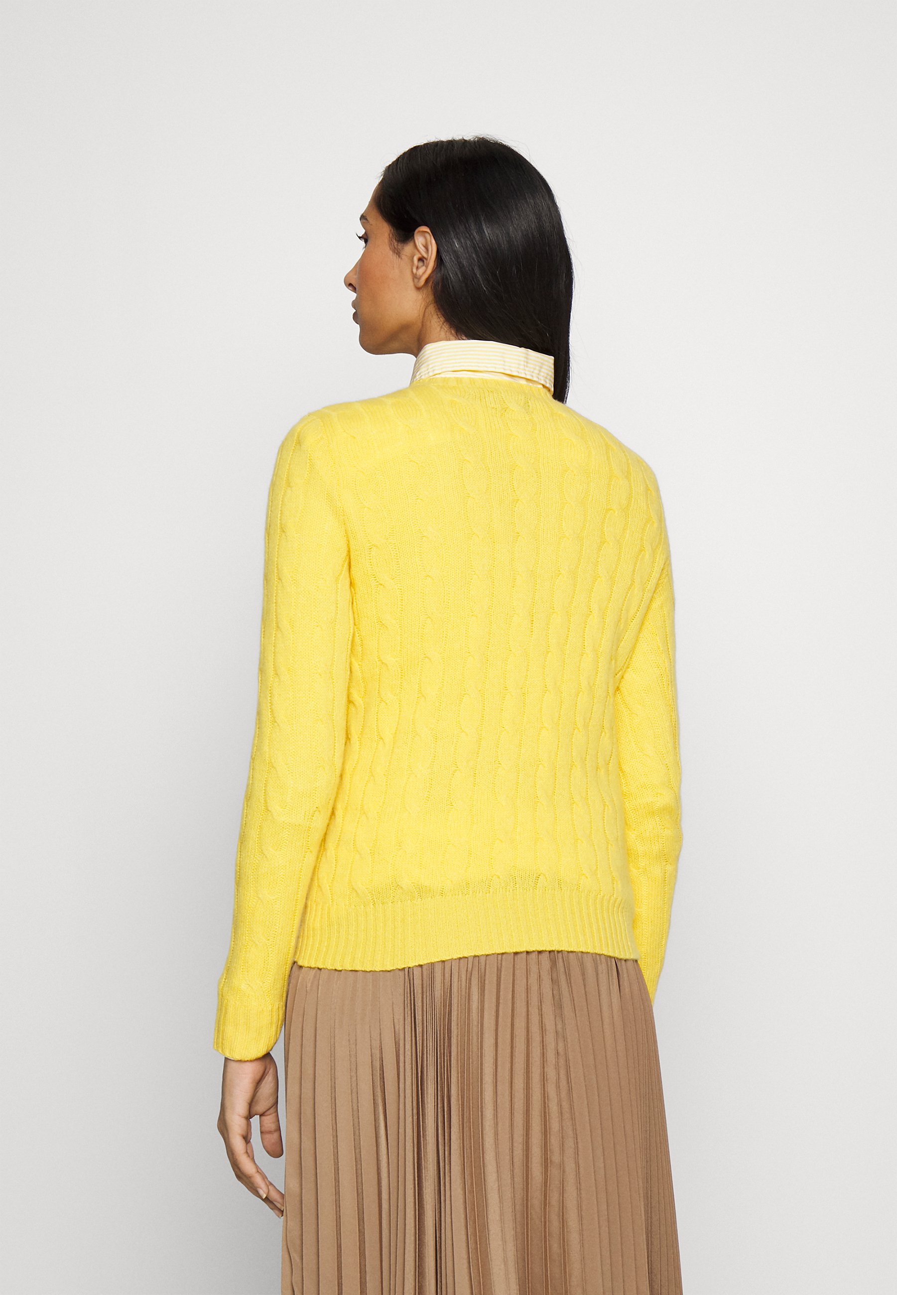Polo Ralph Lauren JULIANNA LONG SLEEVE - Jumper - slicker yellow/yellow