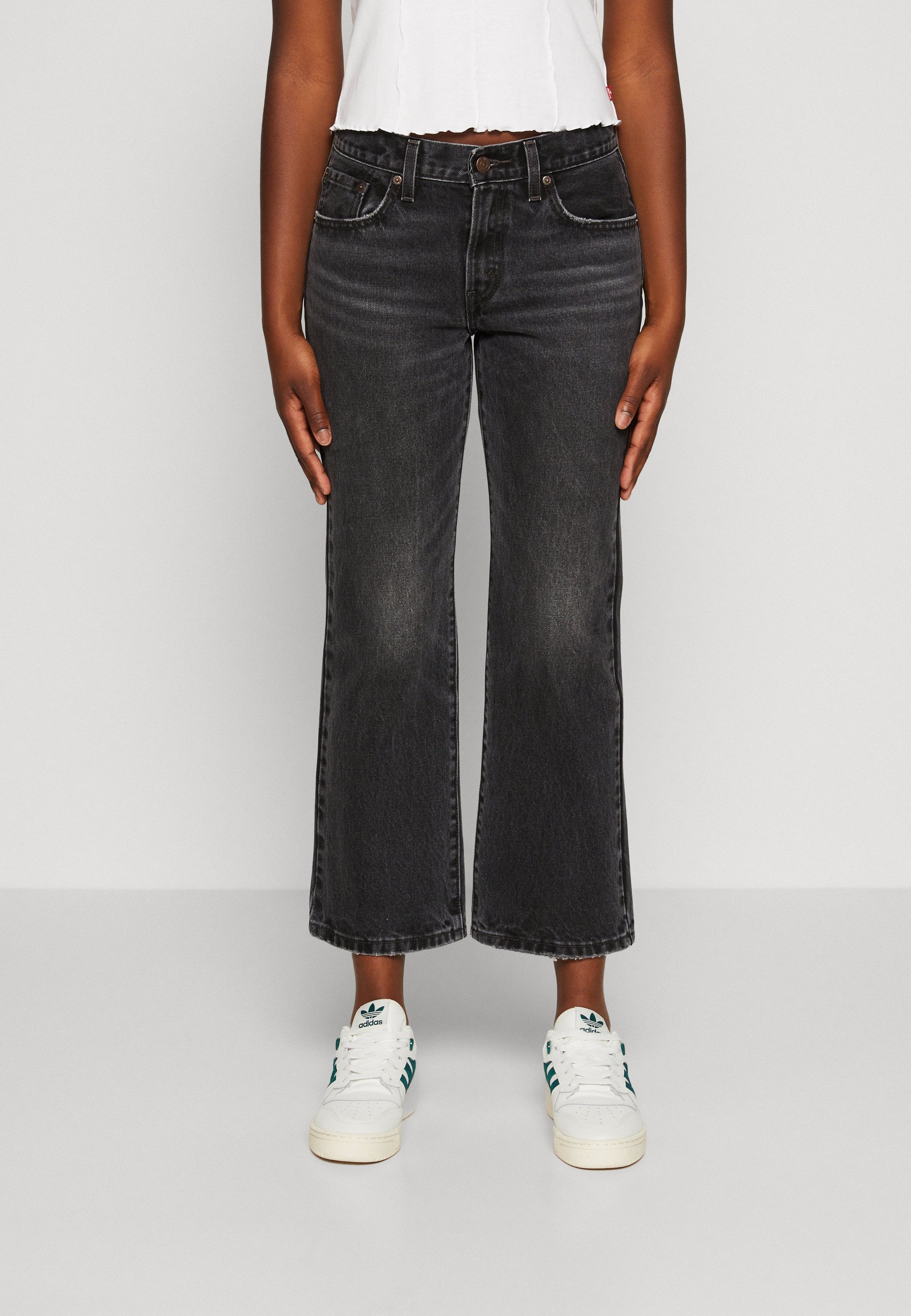 Levi's® MIDDY ANKLE BOOT - Bootcut jeans - play my game/black denim