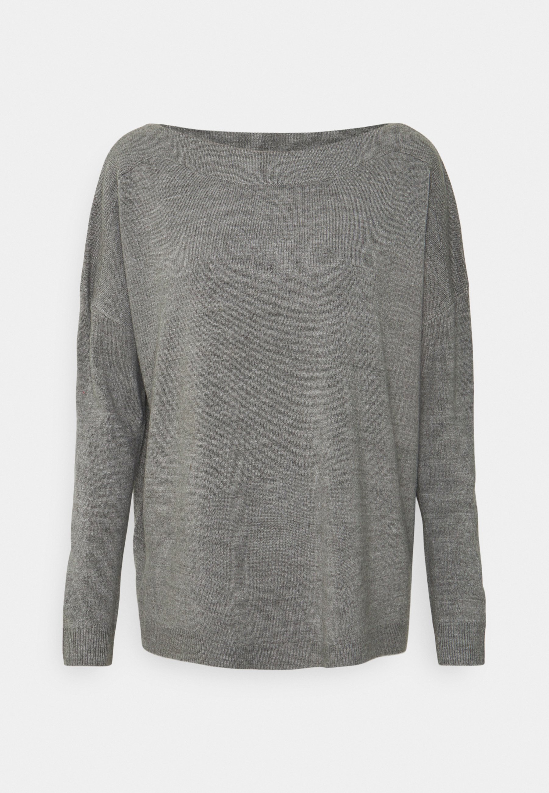 ONLY ONLAMALIA BOATNECK  - Jumper - medium grey melange/grey
