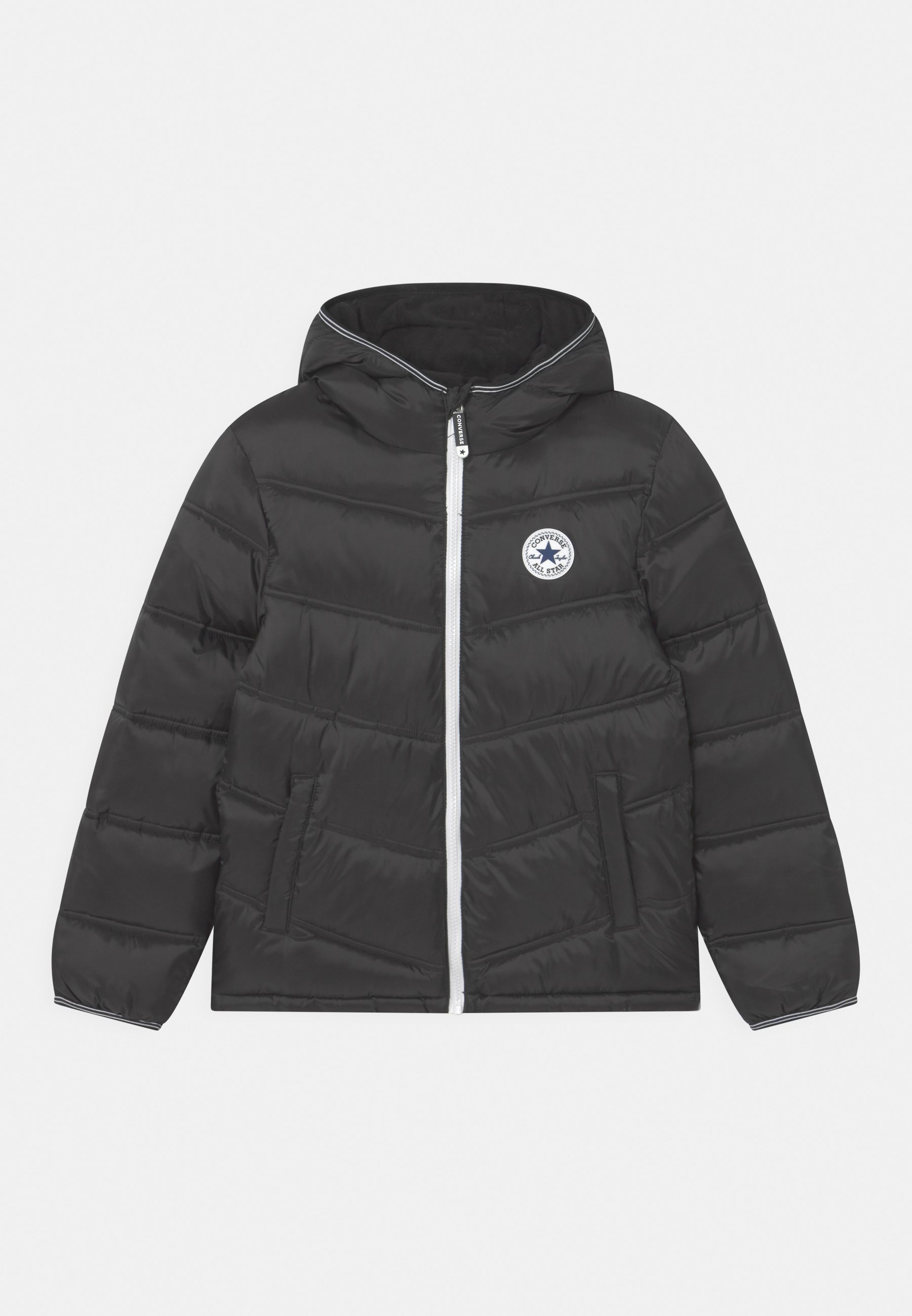 Converse SOLID PUFFER UNISEX - Winter jacket - black