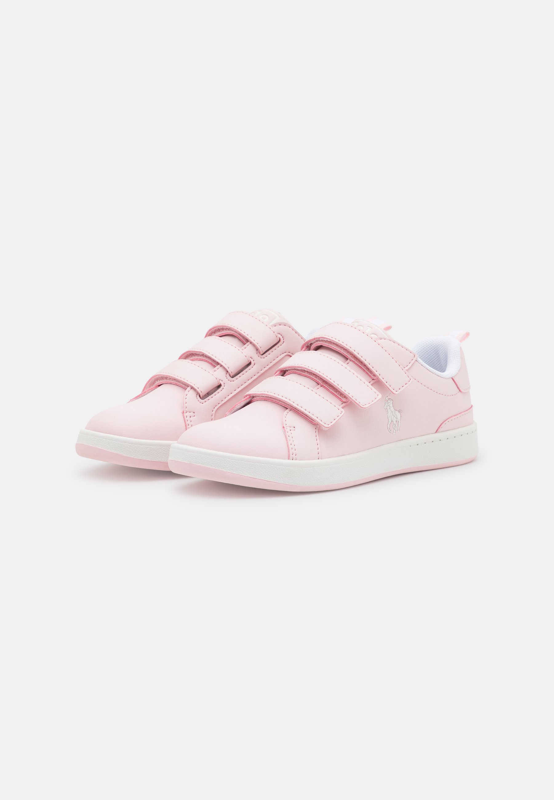 Polo Ralph Lauren HERITAGE COURT EZ - Trainers - light pink smooth/paperwhite/light pink