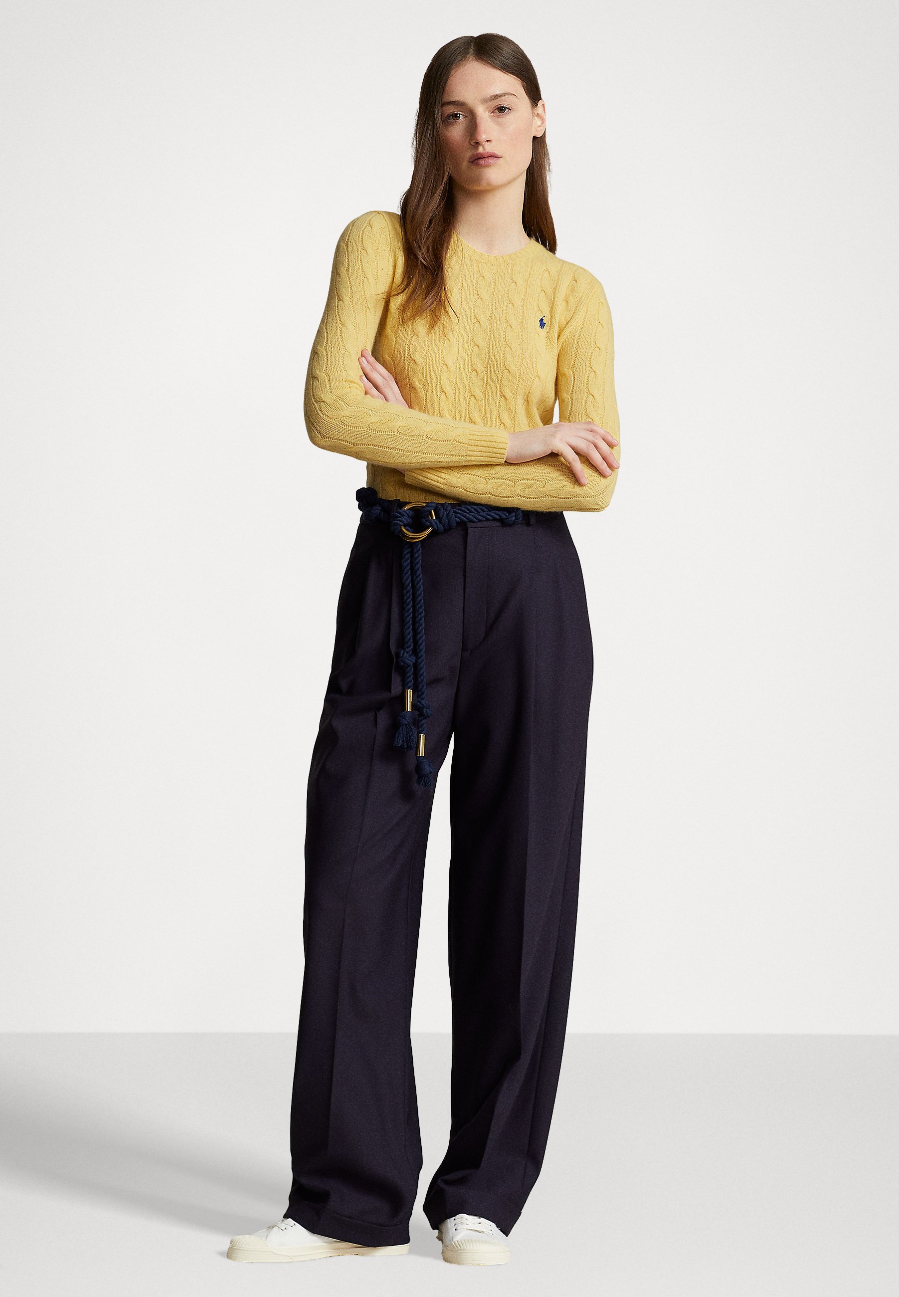 Polo Ralph Lauren JULIANNA LONG SLEEVE - Jumper - fall yellow/yellow