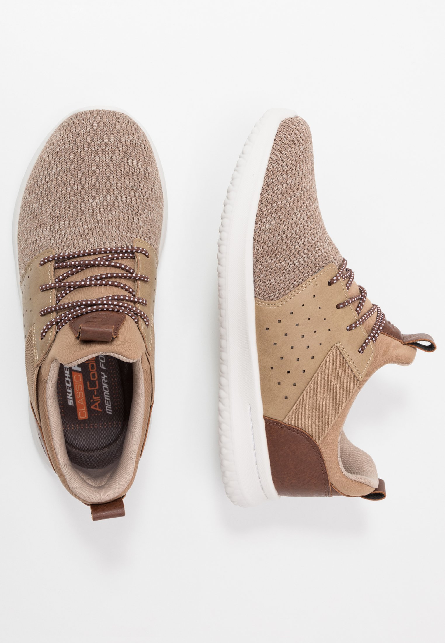 Skechers DELSON - Slip-ons - light brown
