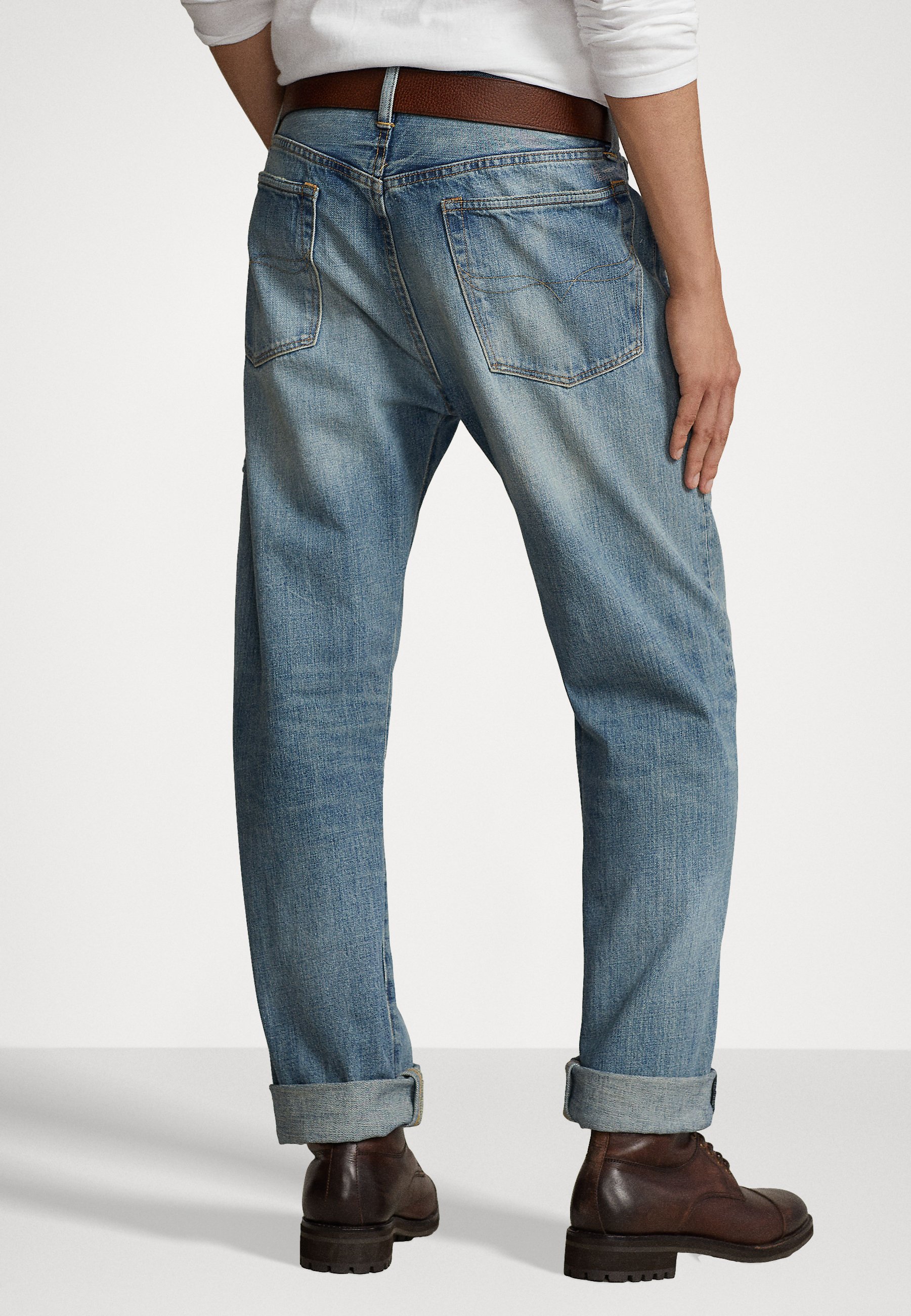 Polo Ralph Lauren FULL LENGTH SLIM - Relaxed fit jeans - blue/blue denim