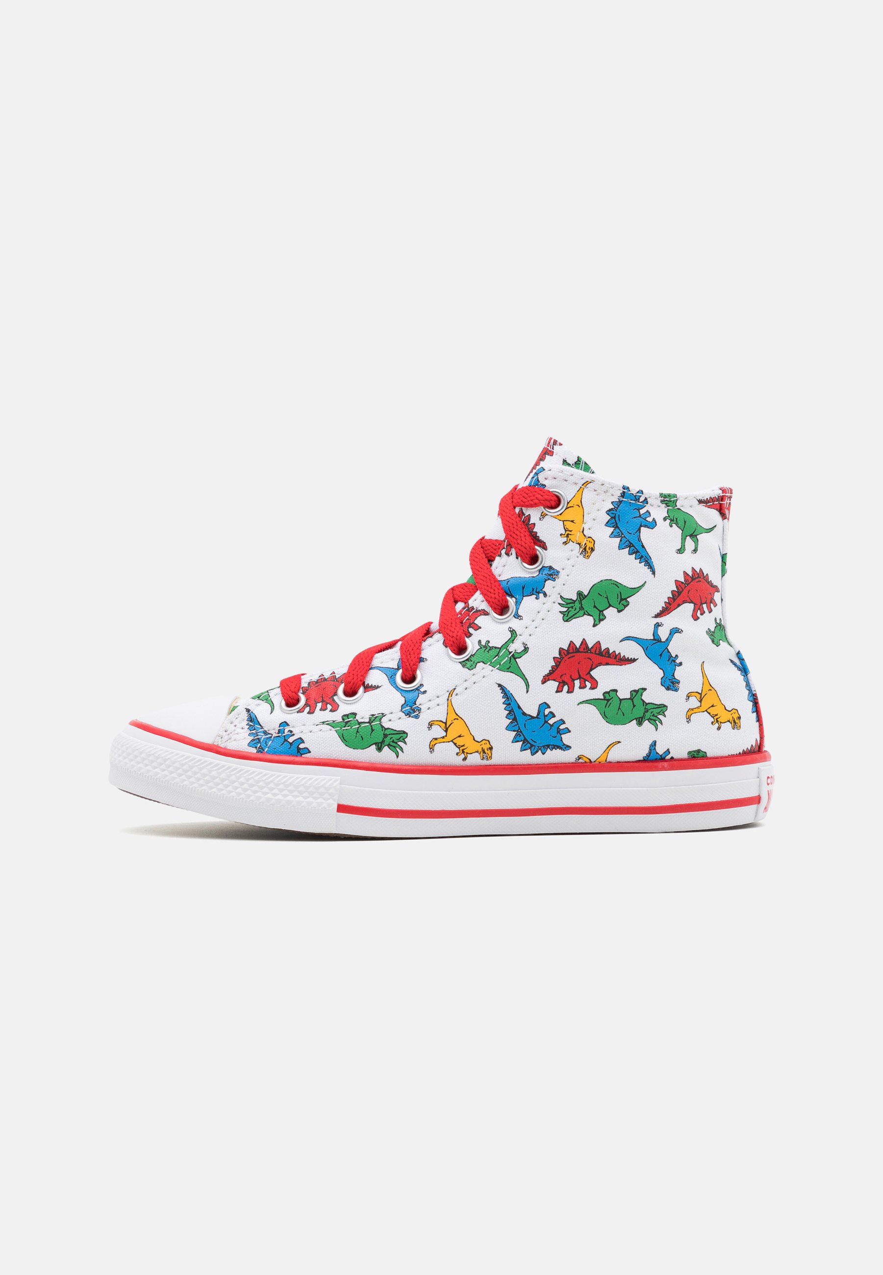 Converse CHUCK TAYLOR ALL STAR DINOSAURS UNISEX - High-top trainers - white/enamel red/totally blue/white
