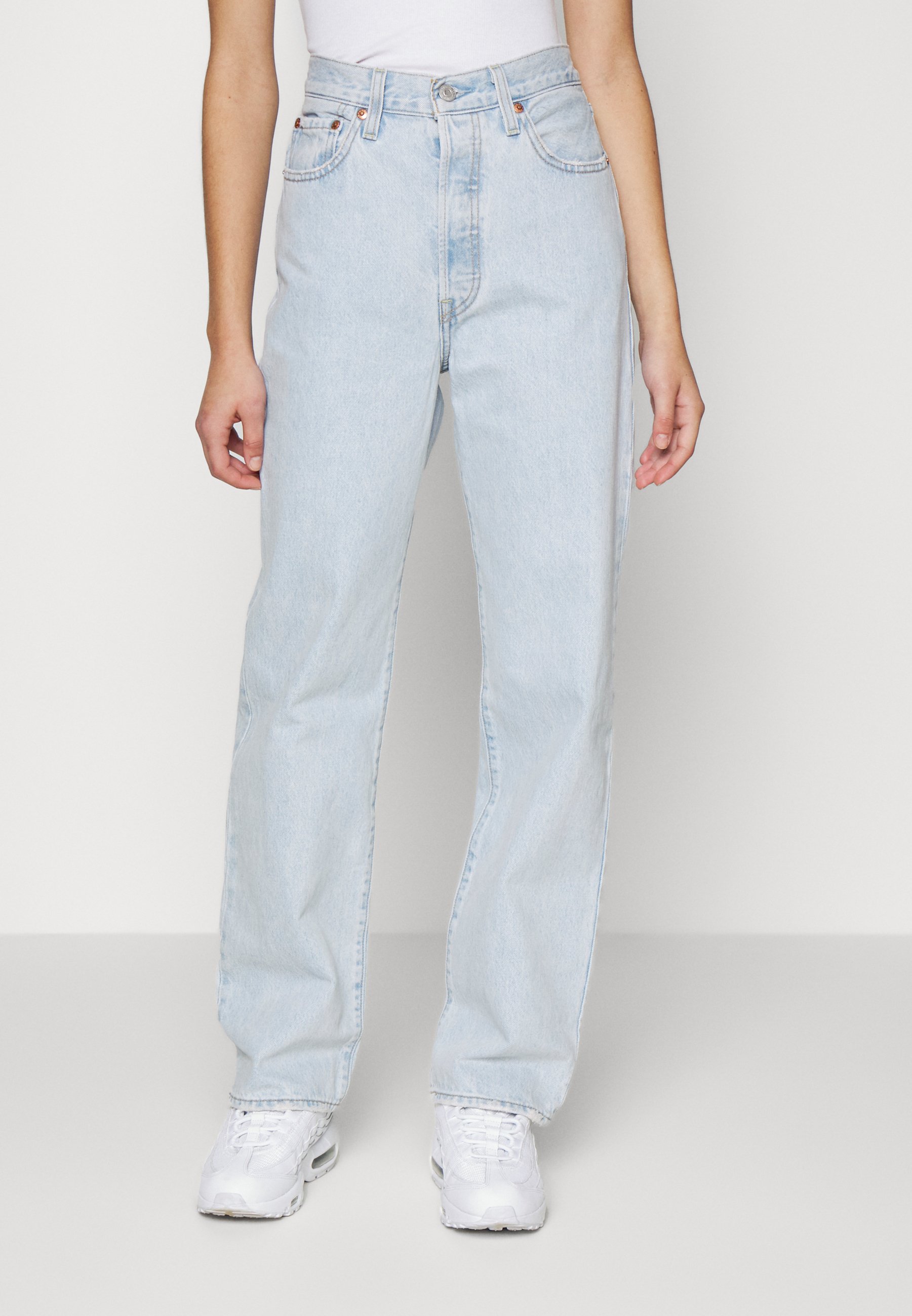 Levi's® RIBCAGE STRAIGHT ANKLE - Straight leg jeans - ojai up/light-blue denim