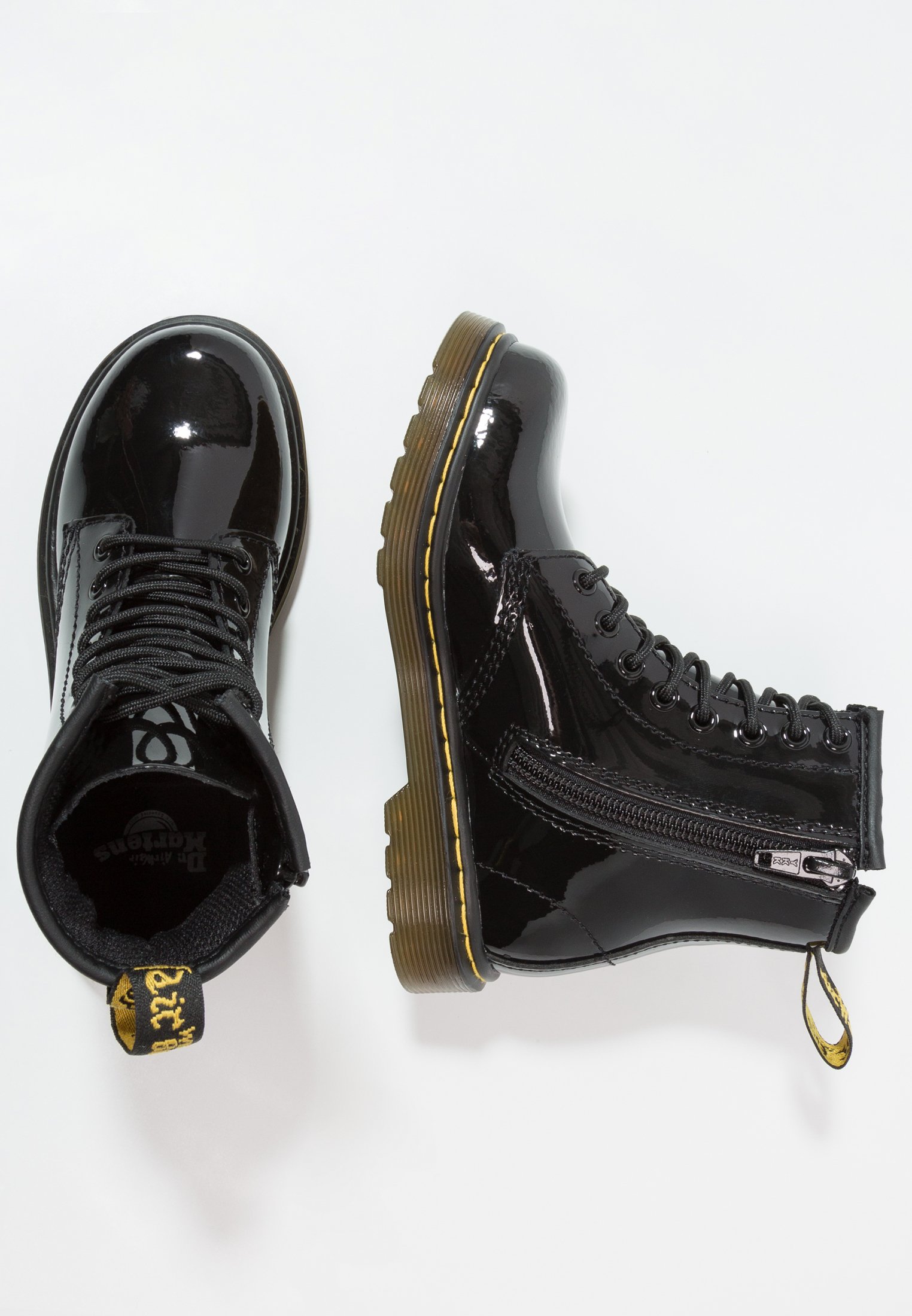 Dr. Martens 1460 J PATENT - Lace-up ankle boots - schwarz/black