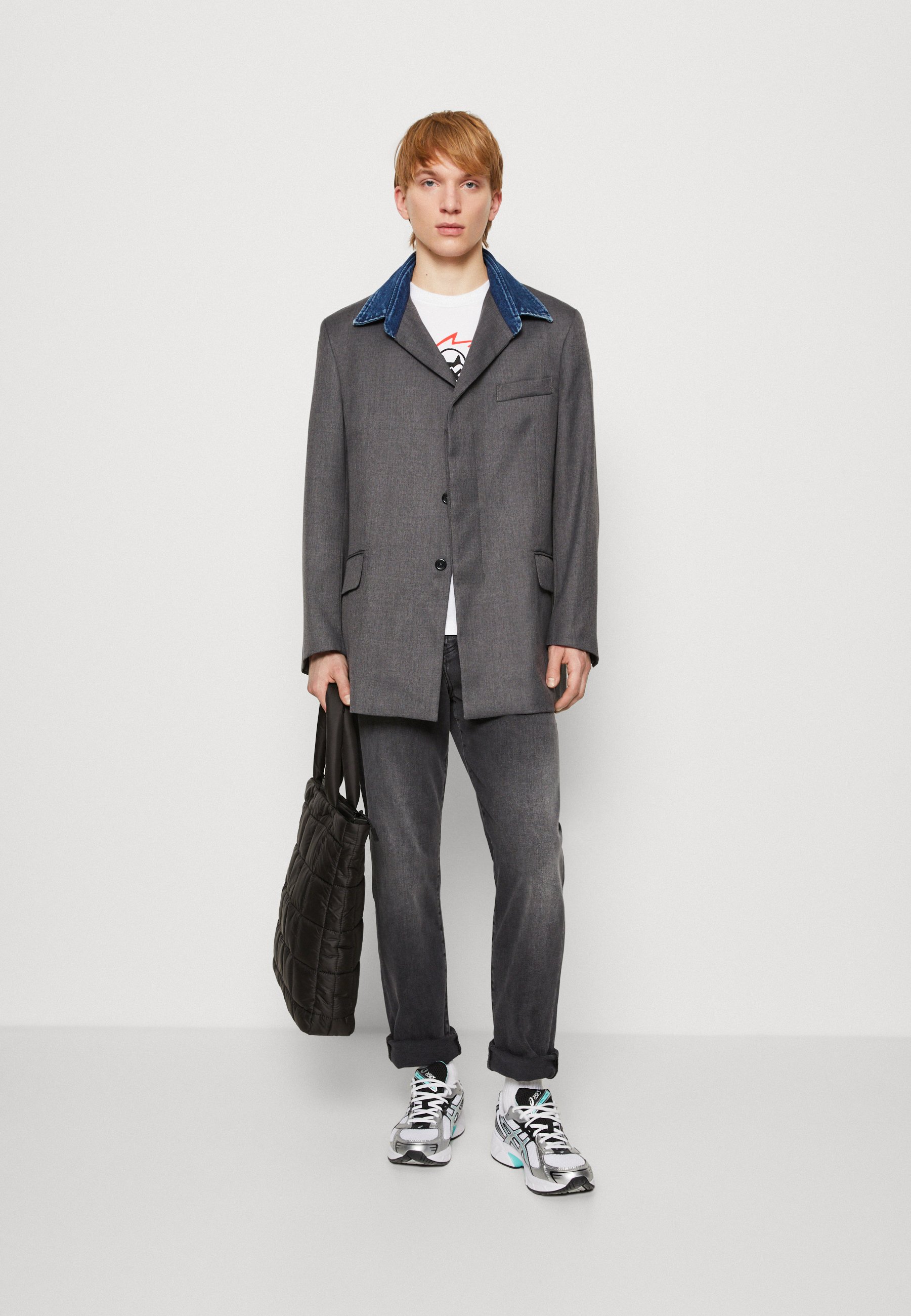 Diesel ABBAS - Short coat - gray/grey