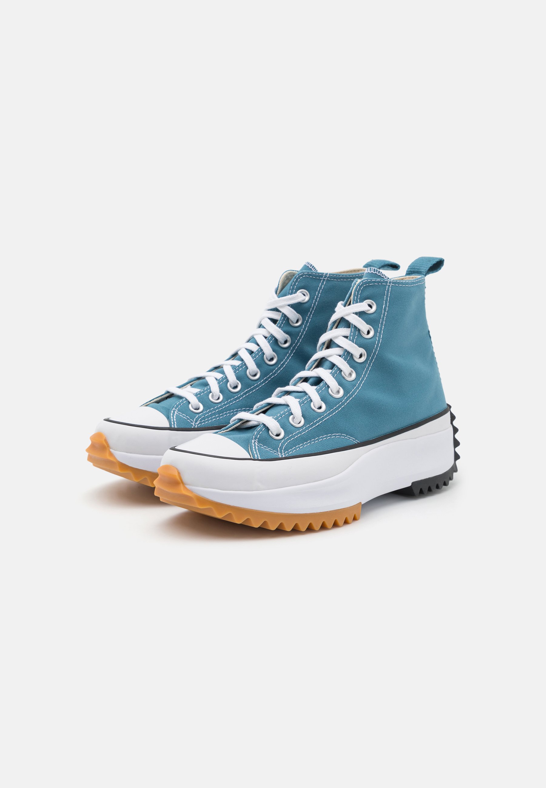 Converse RUN STAR HIKE PLATFORM UNISEX - High-top trainers - noble blue/white/black/light blue