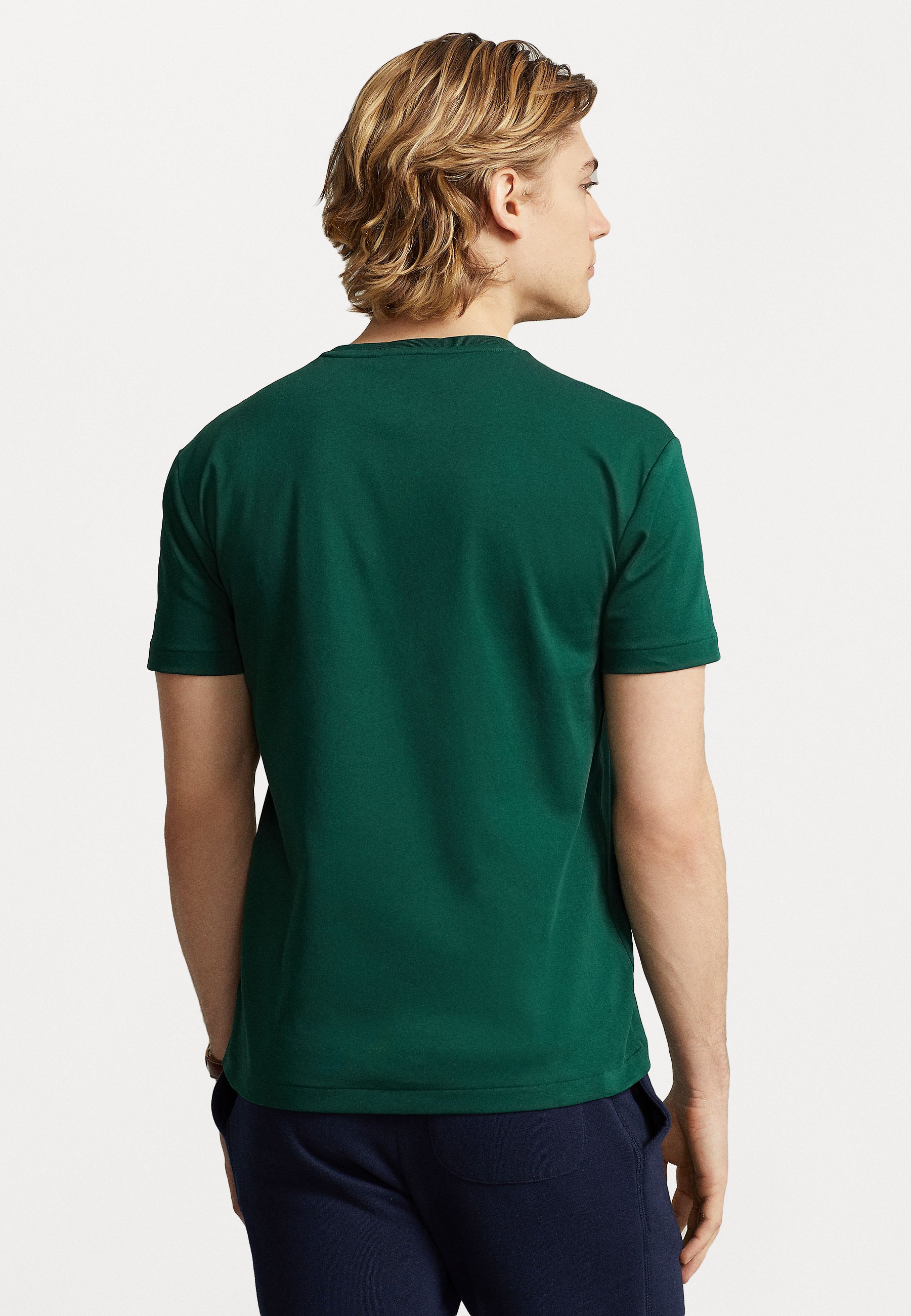 Polo Ralph Lauren SHORT SLEEVE - Basic T-shirt - hunt club green/dark green