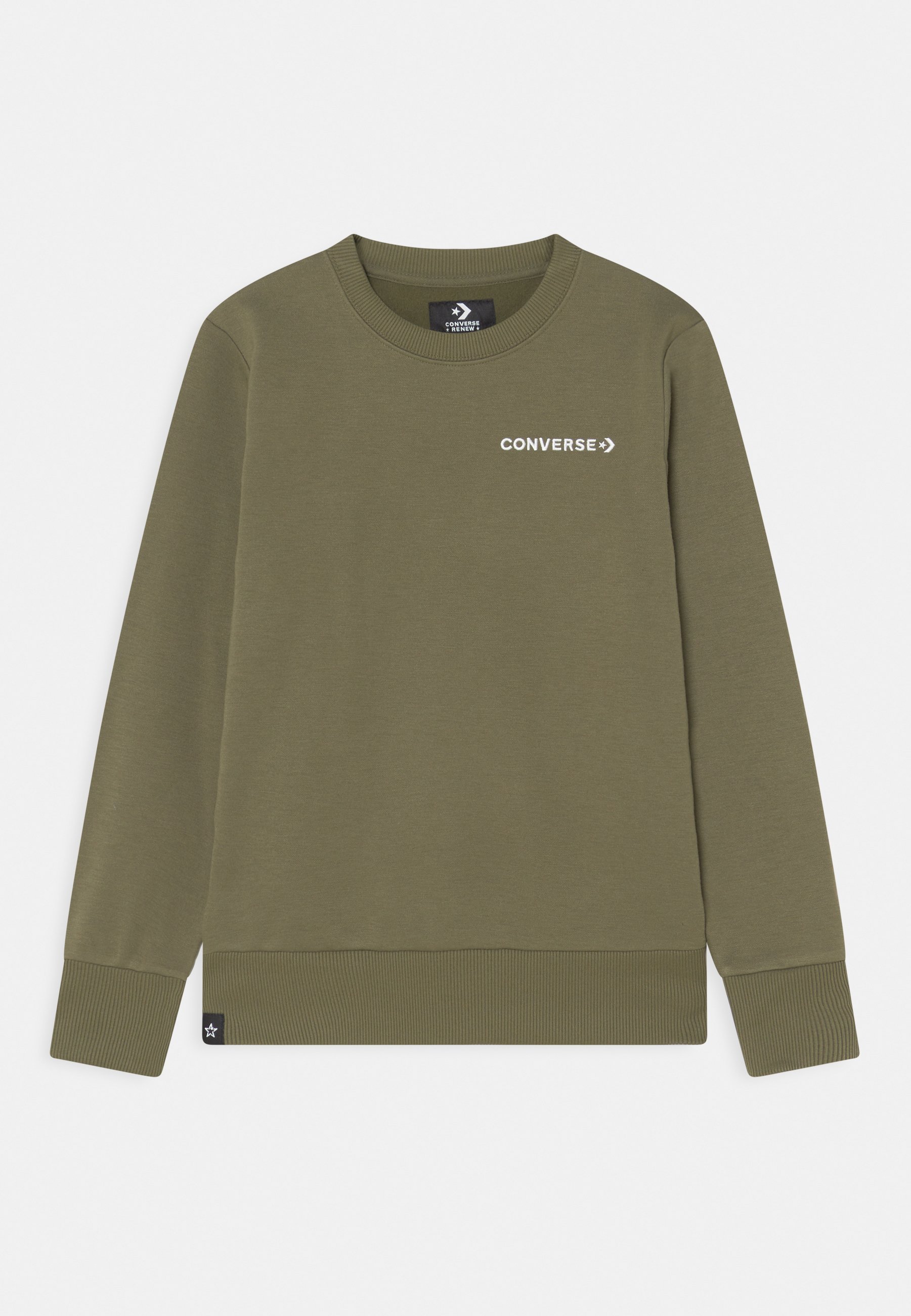 Converse WORDMARK CREW UNISEX - Sweatshirt - field surplus/khaki