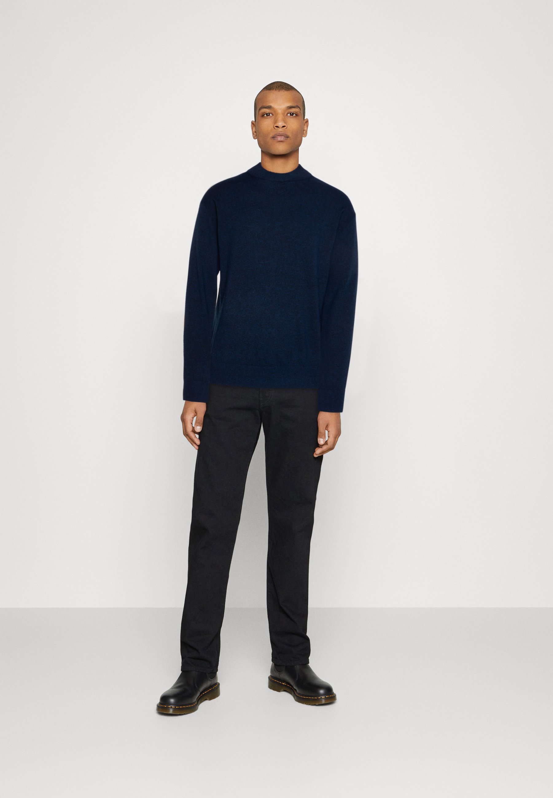 Scotch & Soda DROPPED SHOULDER BASIC - Jumper - night/dark blue