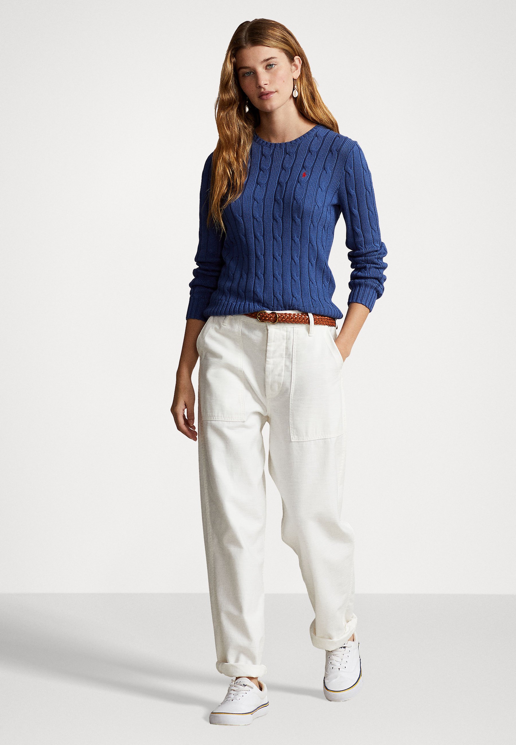 Polo Ralph Lauren JULIANNA LONG SLEEVE - Jumper - blue