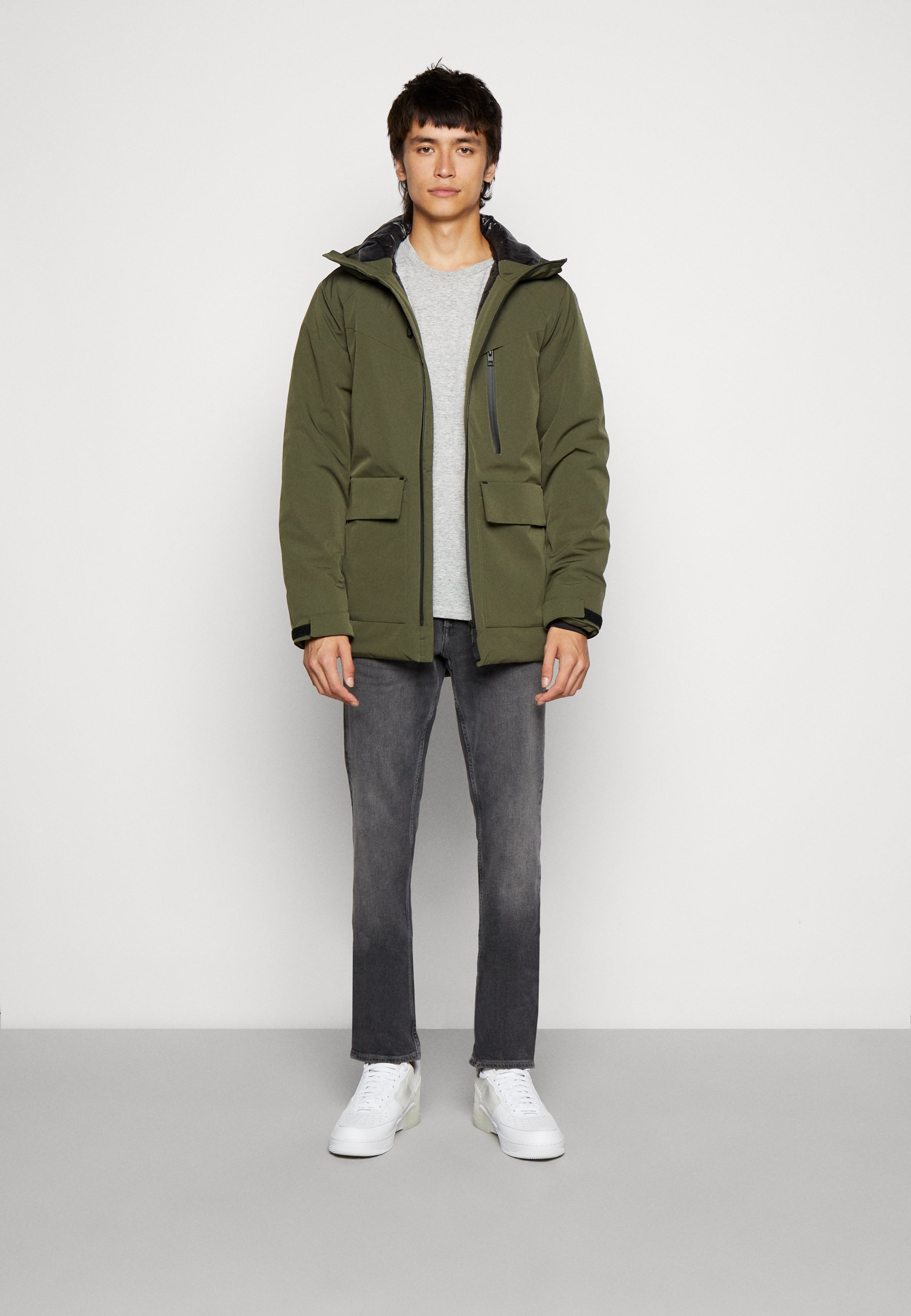 Jack &Jones JJKAISER - Parka - forest night/mottled olive