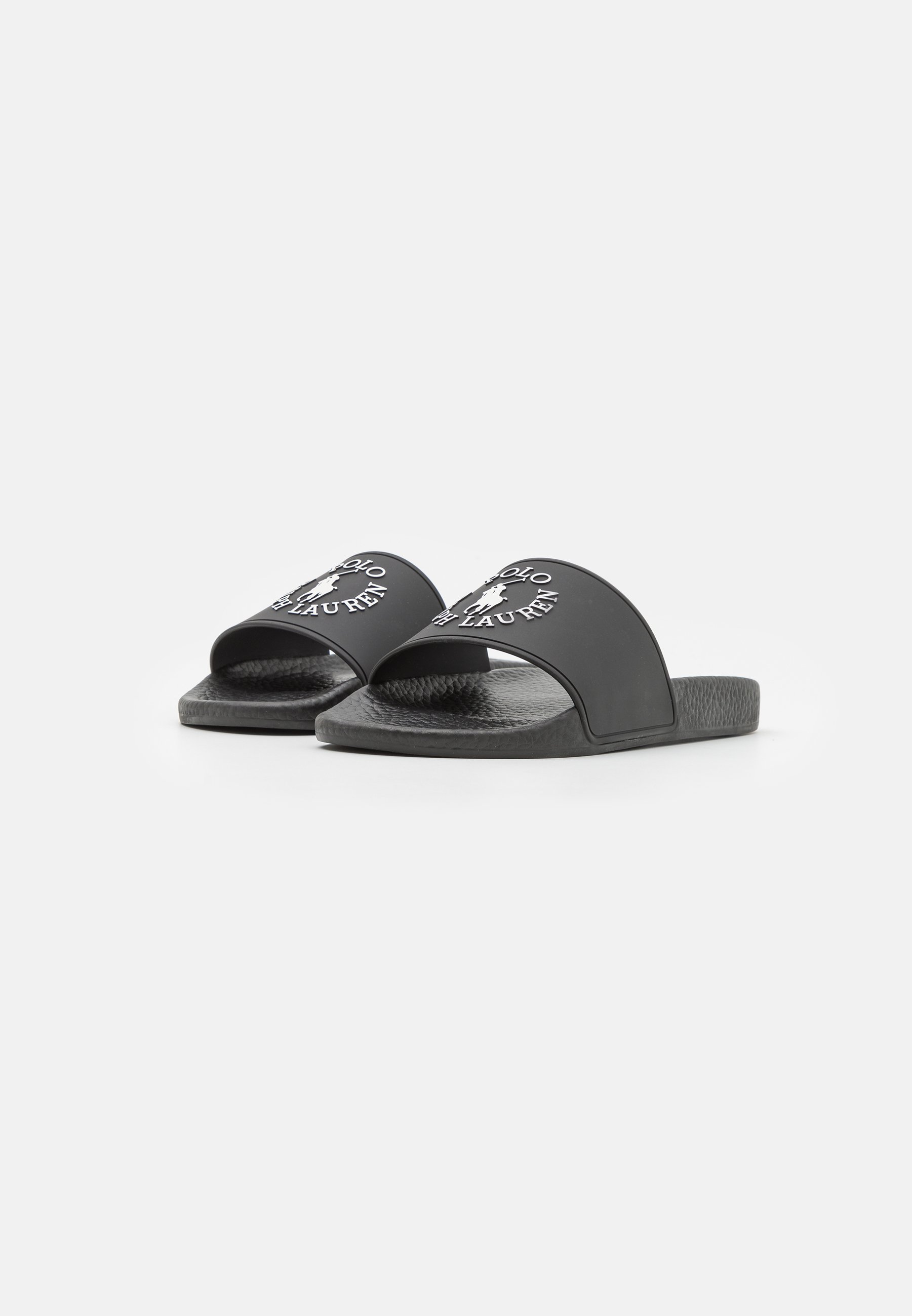 Polo Ralph Lauren SLIDE UNISEX - Mules - black/white/black