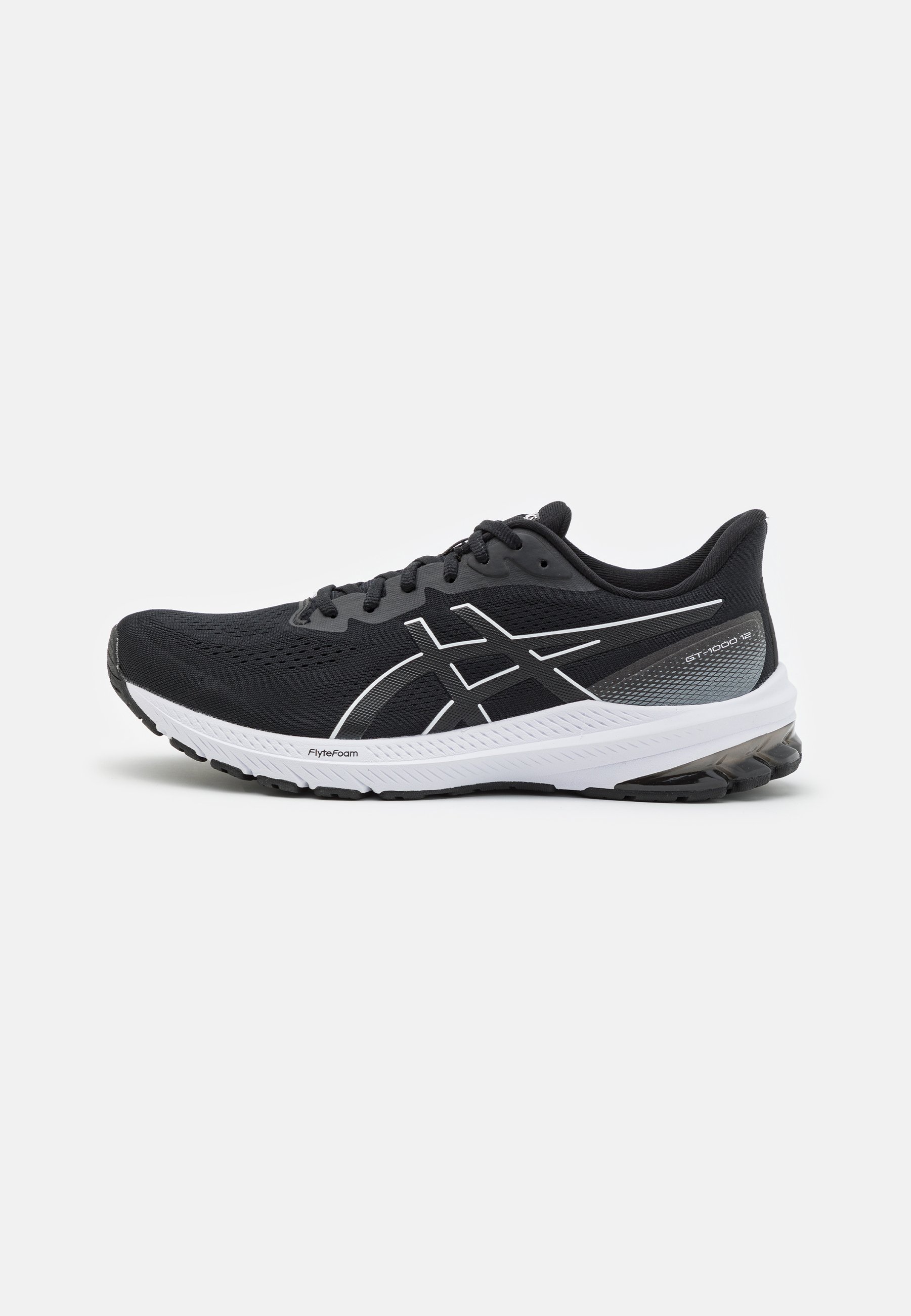 ASICS GT-1000 12 - Stabilty running shoes - black/white/black