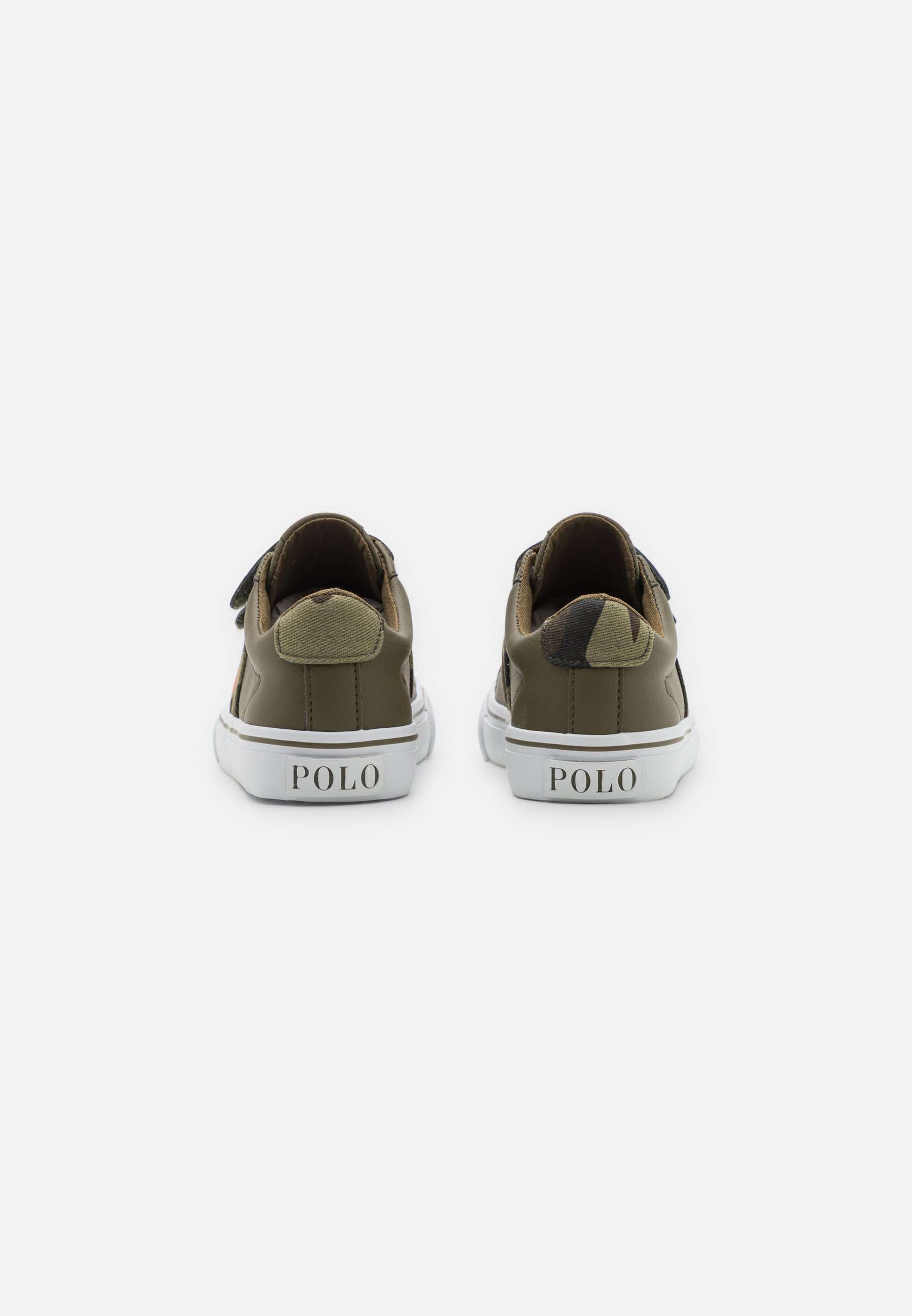 Polo Ralph Lauren SAYER UNISEX - Trainers - olive/orange/green