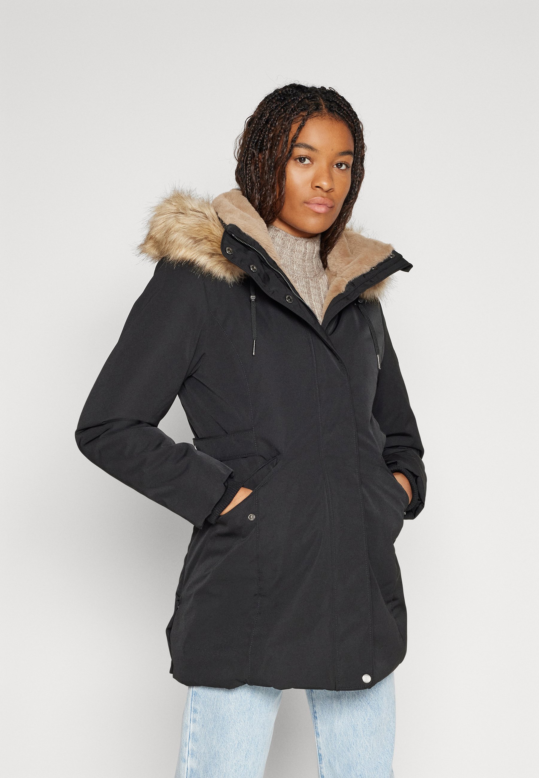 ONLY ONLNEWPRISKA JACKET - Winter coat - black