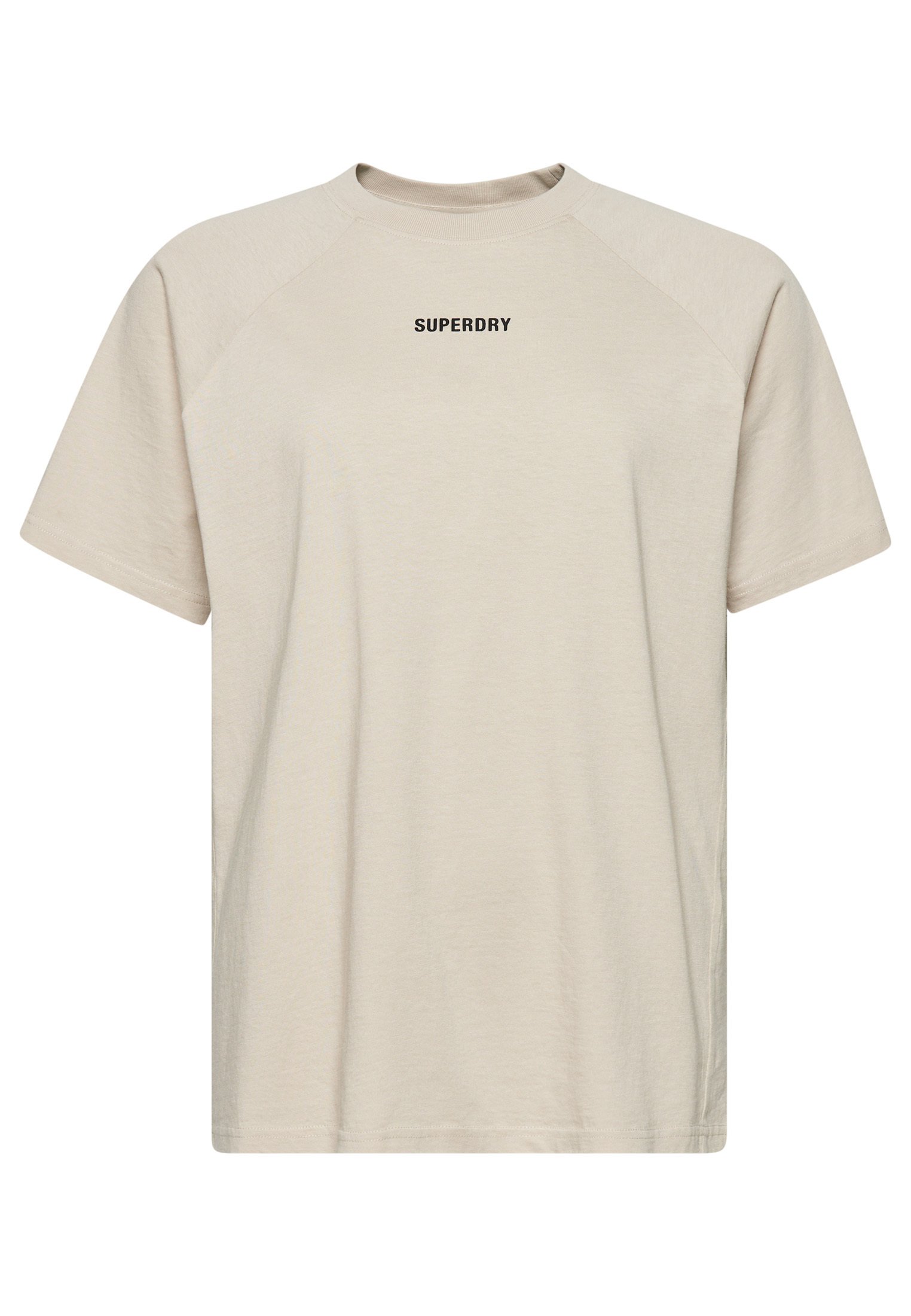 Superdry SPORT CORE SHORT SLEEVE  - Print T-shirt - chateau gray/beige
