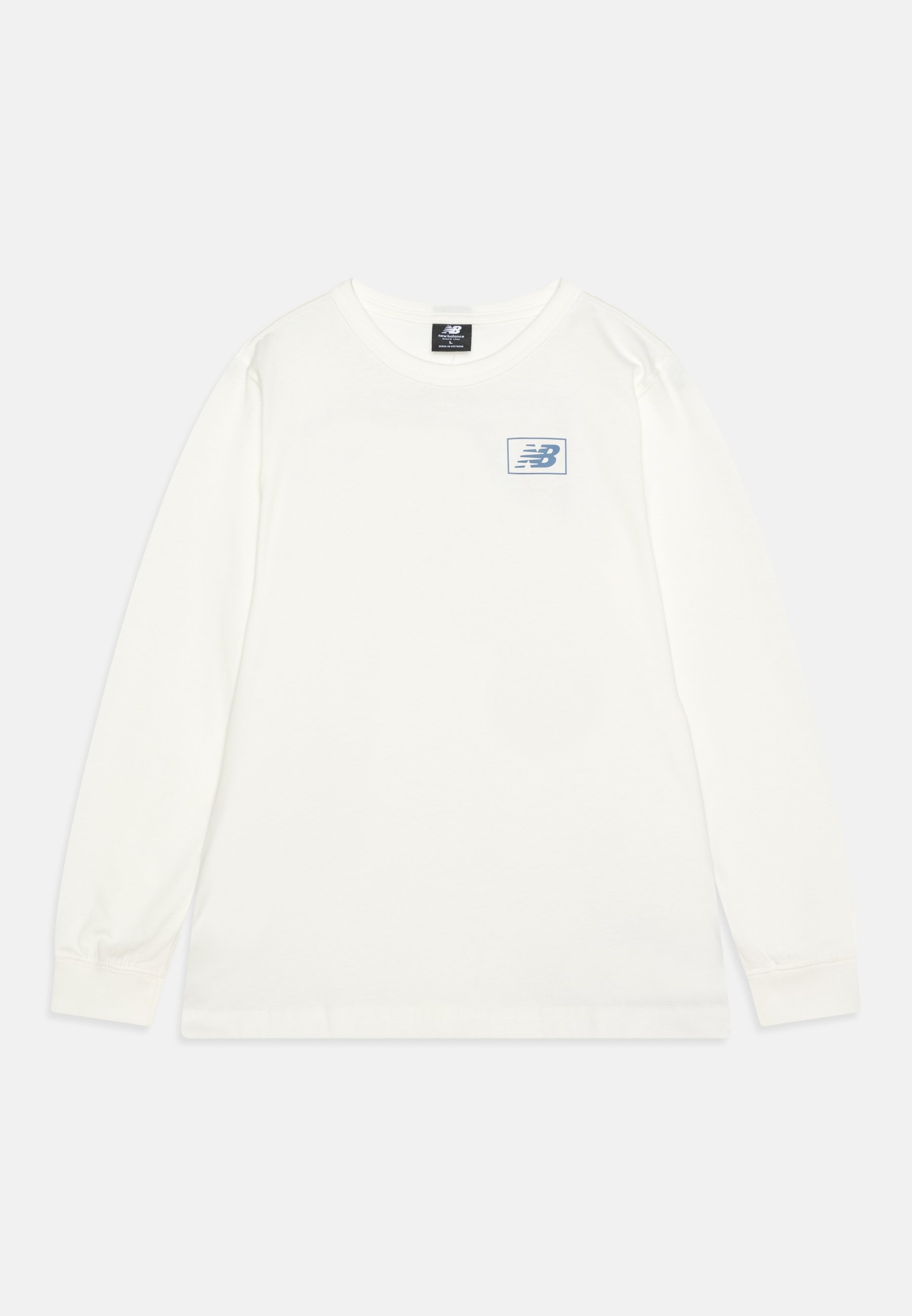 NB ESSENTIALS LONG SLEEVE UNISEX - Long sleeved top - sea salt/off-white