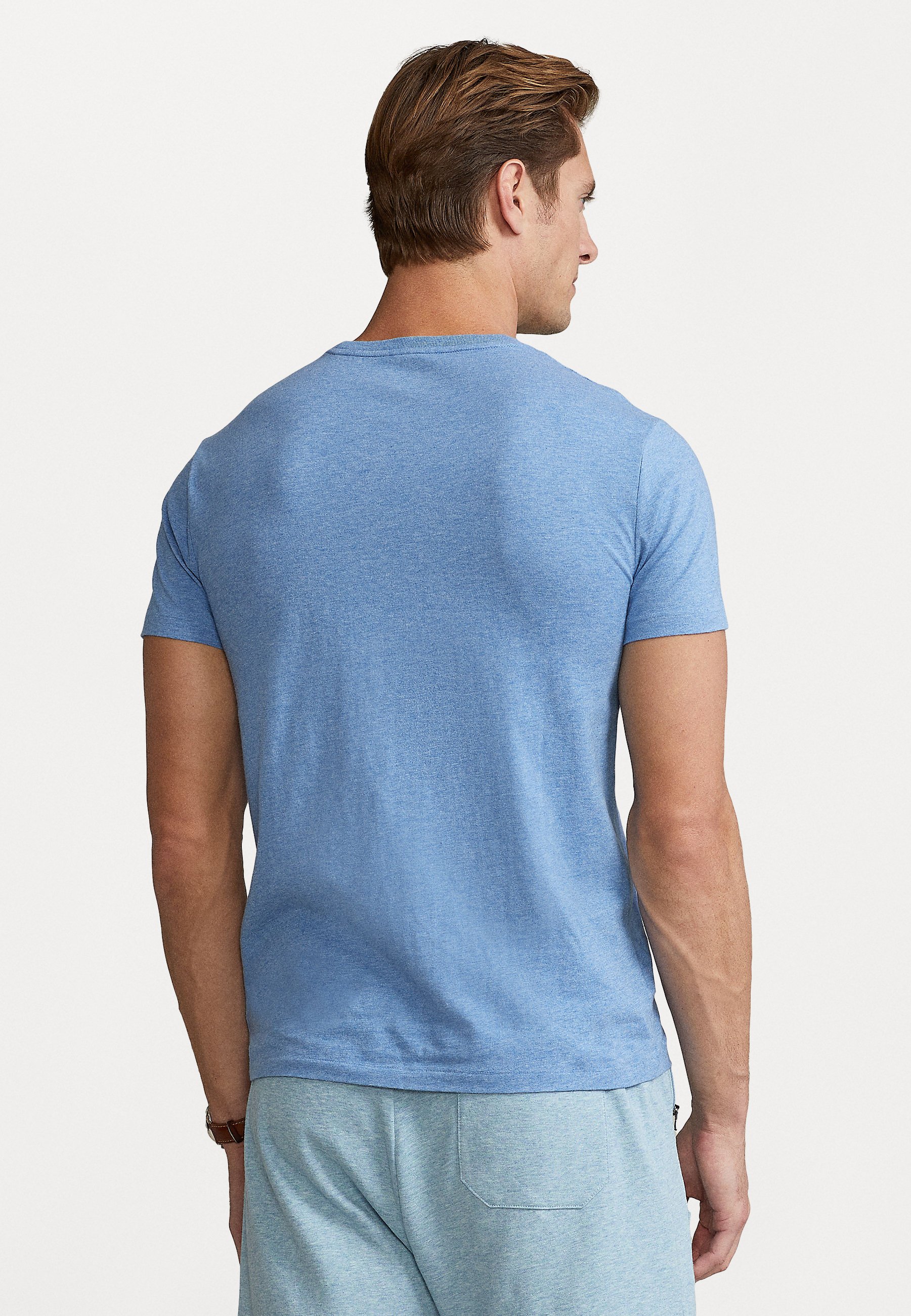 Polo Ralph Lauren SHORT SLEEVE - Basic T-shirt - soft royal heather/royal blue