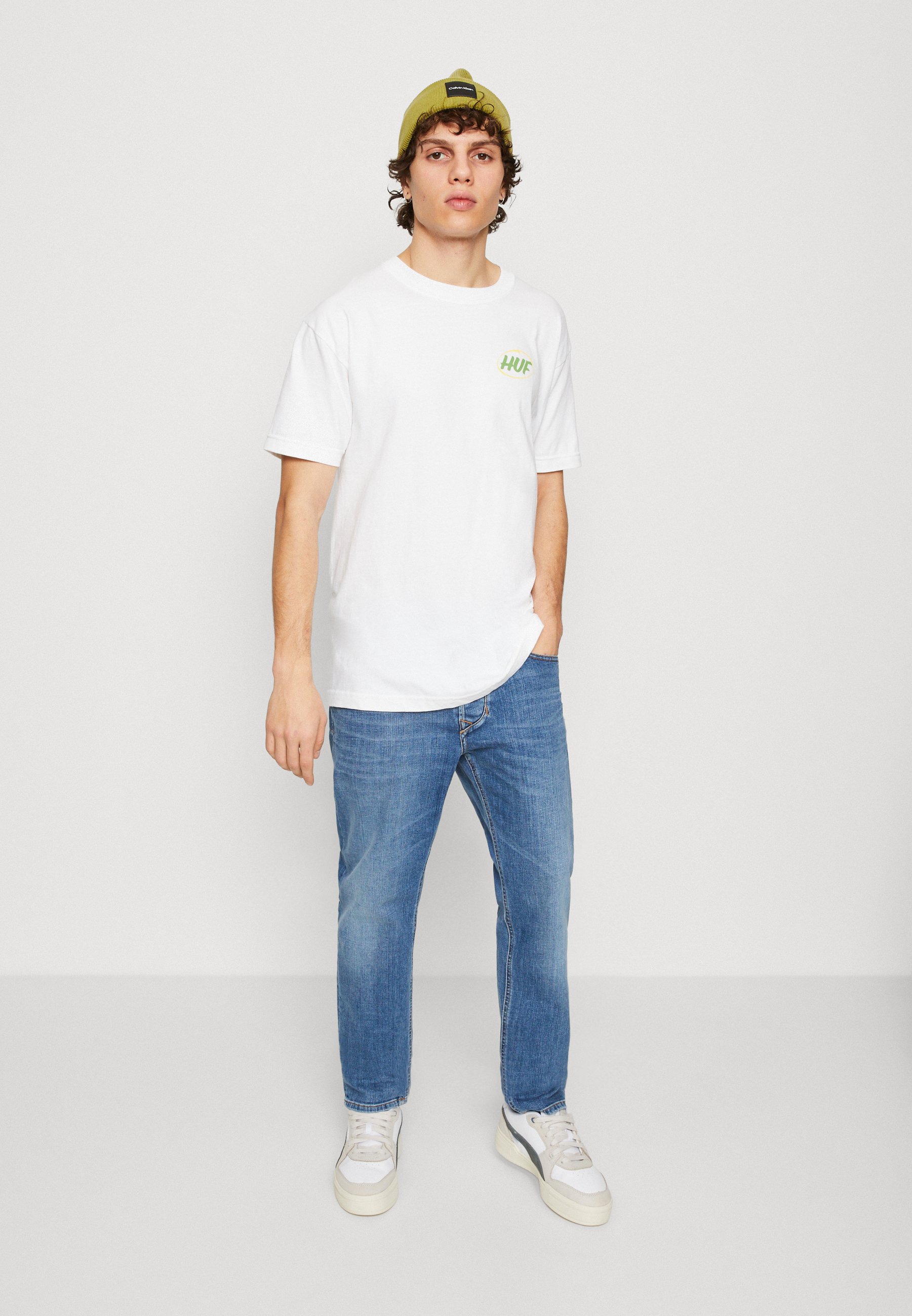 Diesel LARKEE BEEX - Straight leg jeans - denim/black denim