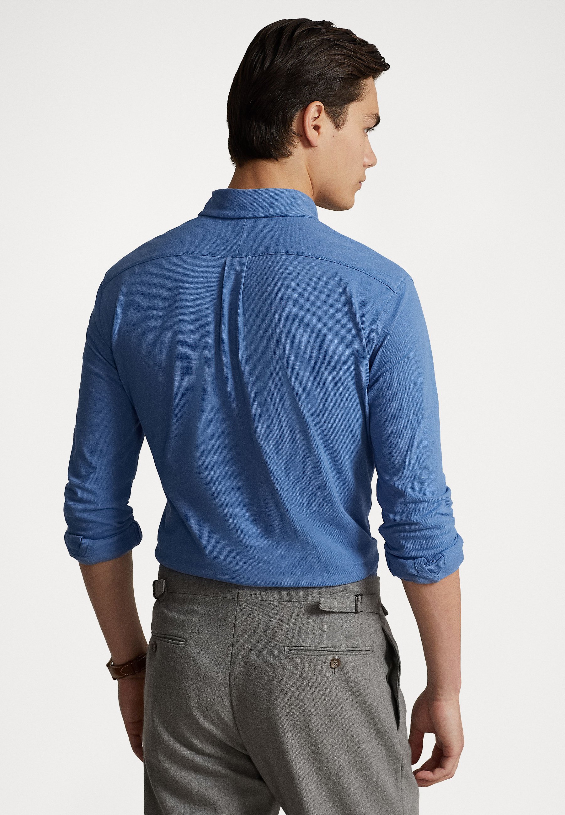 Polo Ralph Lauren LONG SLEEVE - Shirt - french blue/dark blue