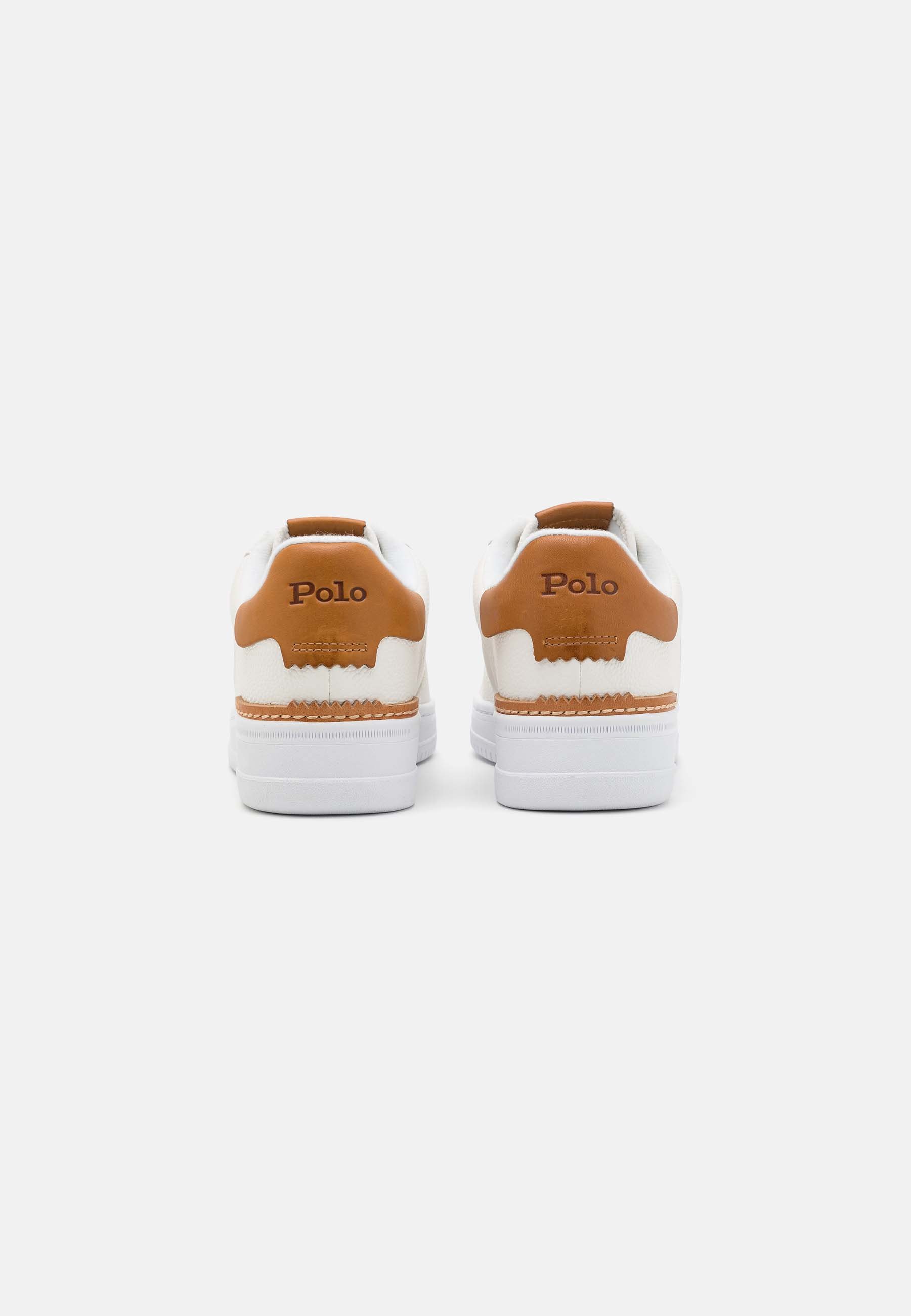 Polo Ralph Lauren MASTERS UNISEX - Trainers - deckwash white/tan/multi-coloured/off-white