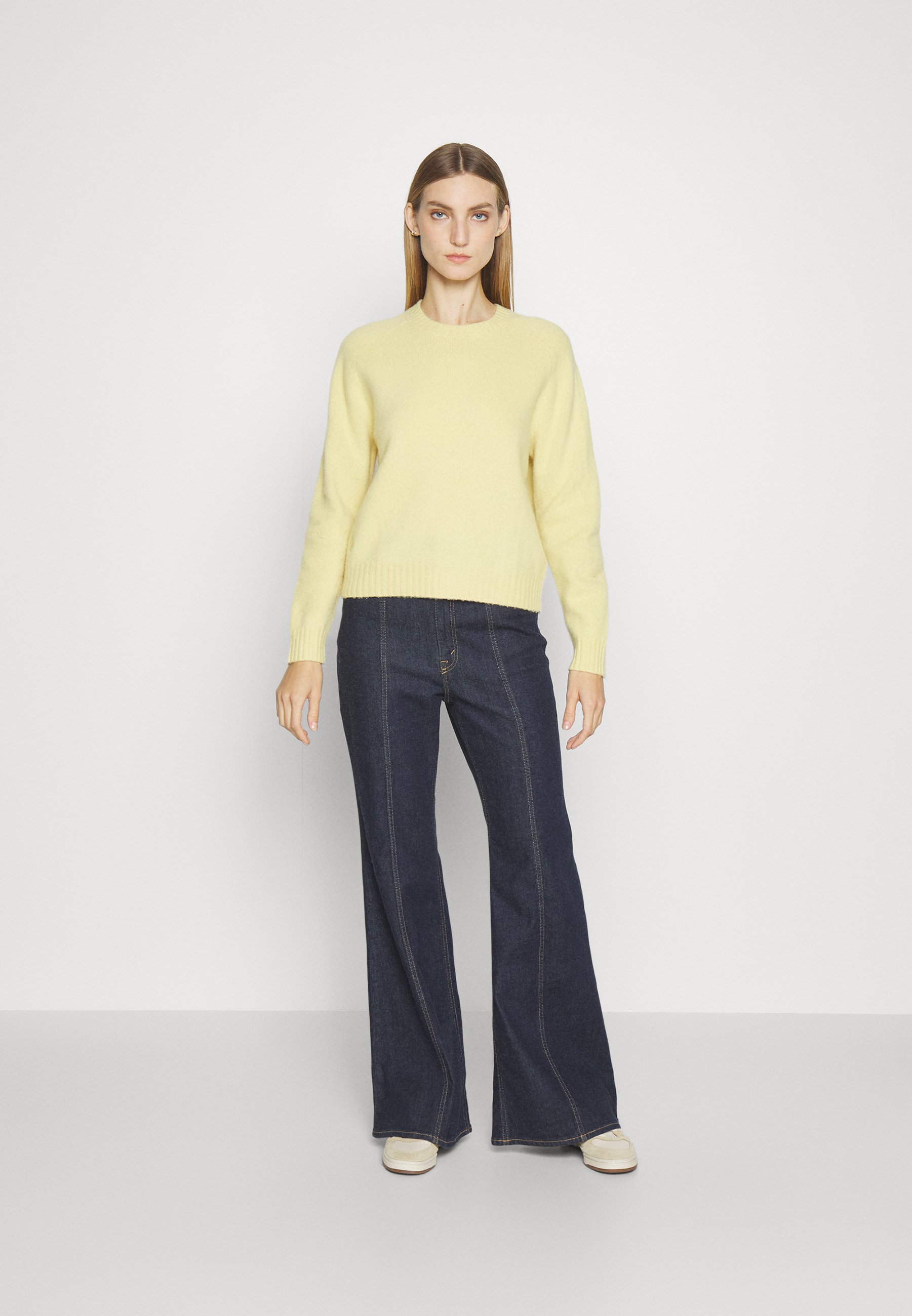 Polo Ralph Lauren LONG SLEEVE - Jumper - soft yellow/yellow