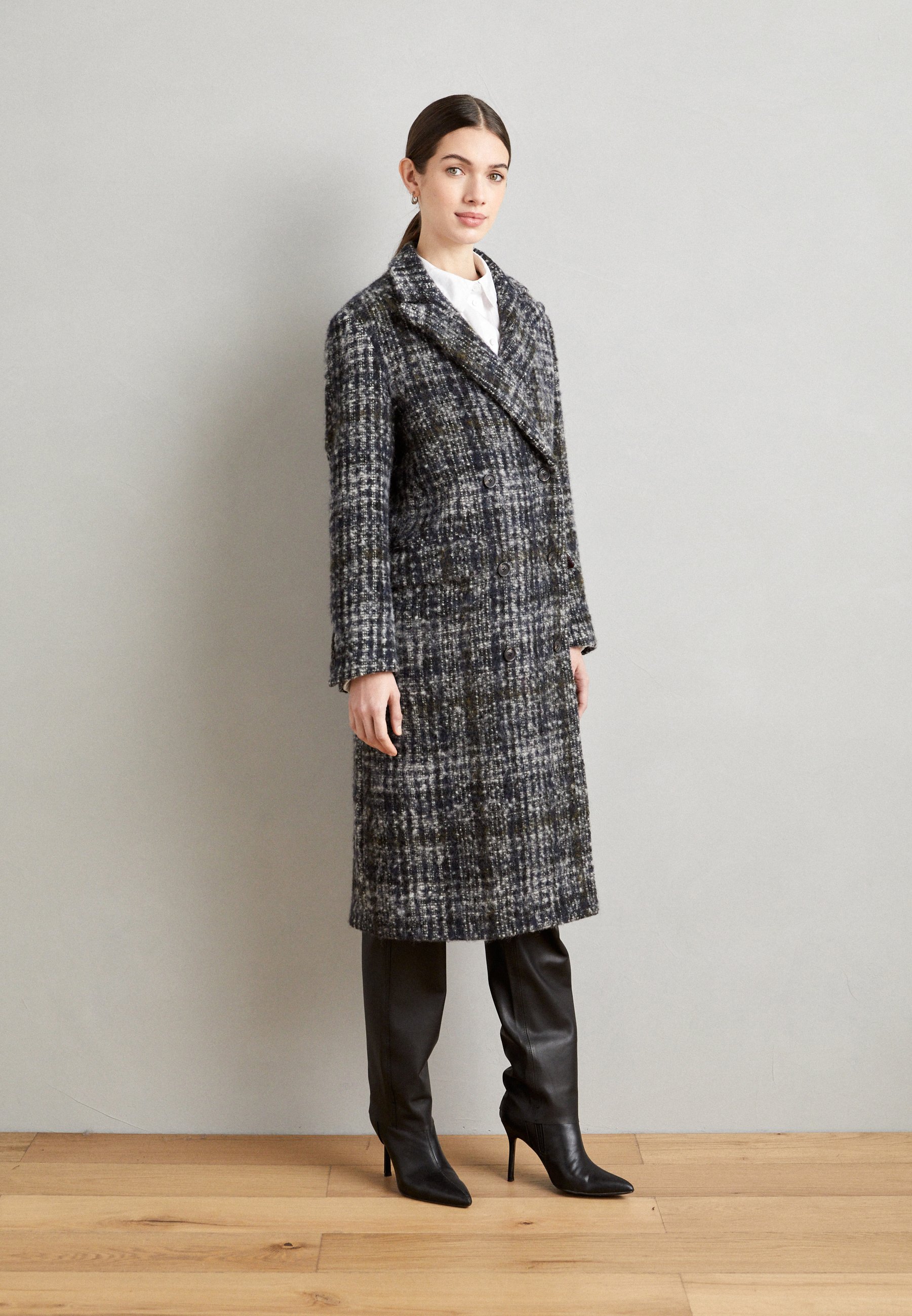Scotch & Soda DOUBLE BREASTED COAT - Classic coat - night/dark blue