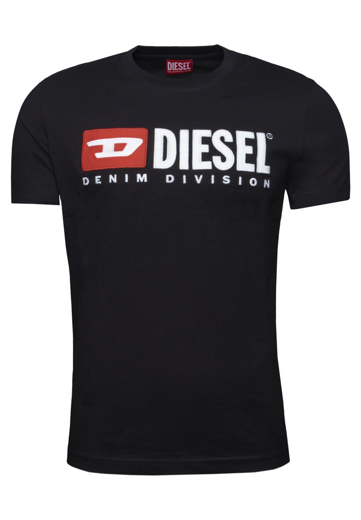 Diesel T-DIEGOR-DIV   - Print T-shirt - black a grai xx/black