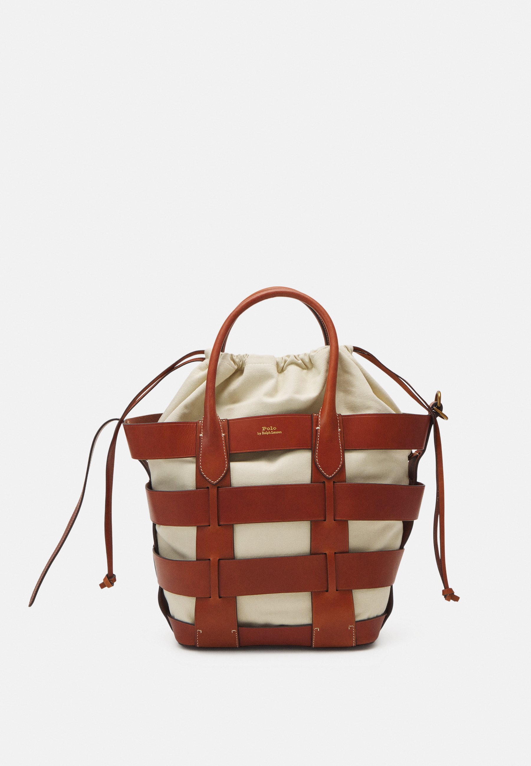 Polo Ralph Lauren TOTE MEDIUM - Tote bag - cuoio/brown