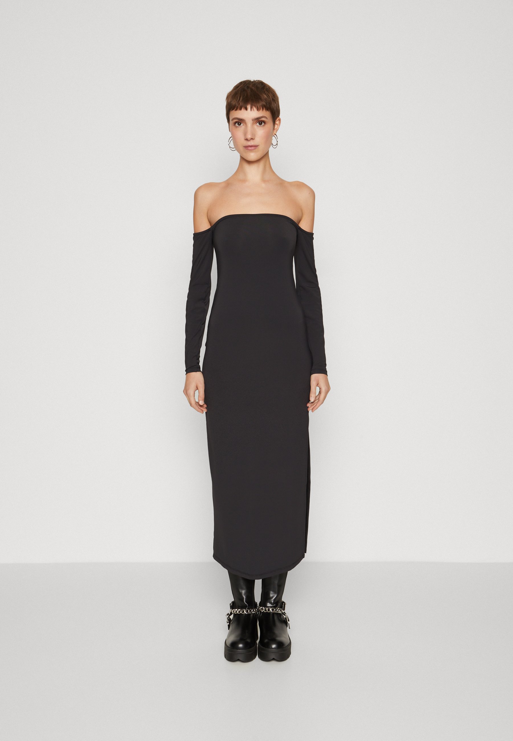 ONLY ONLEA OFF SHOULDER DRESS - Shift dress - black