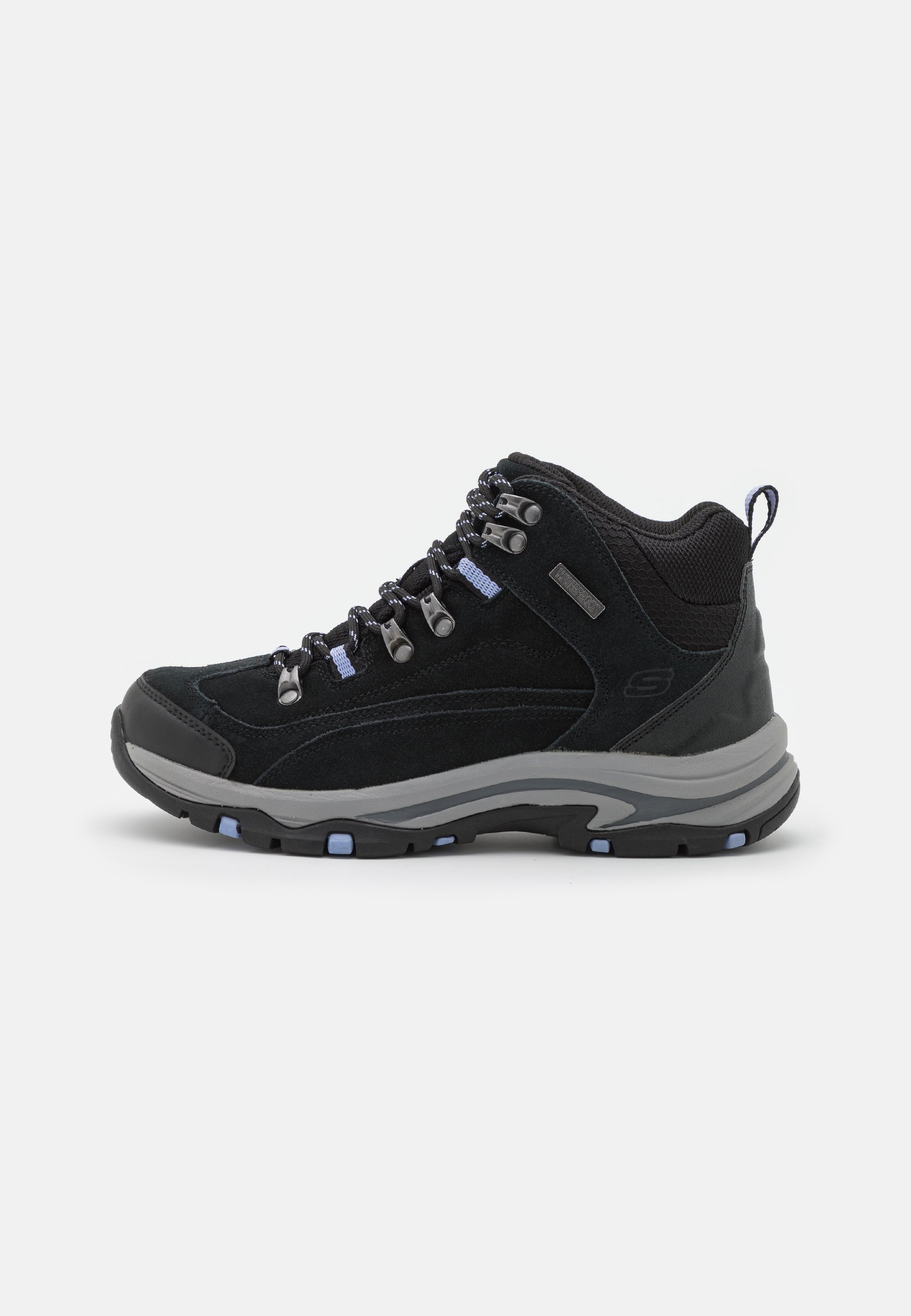 Skechers TREGO - Classic ankle boots - black/lavender trim/black