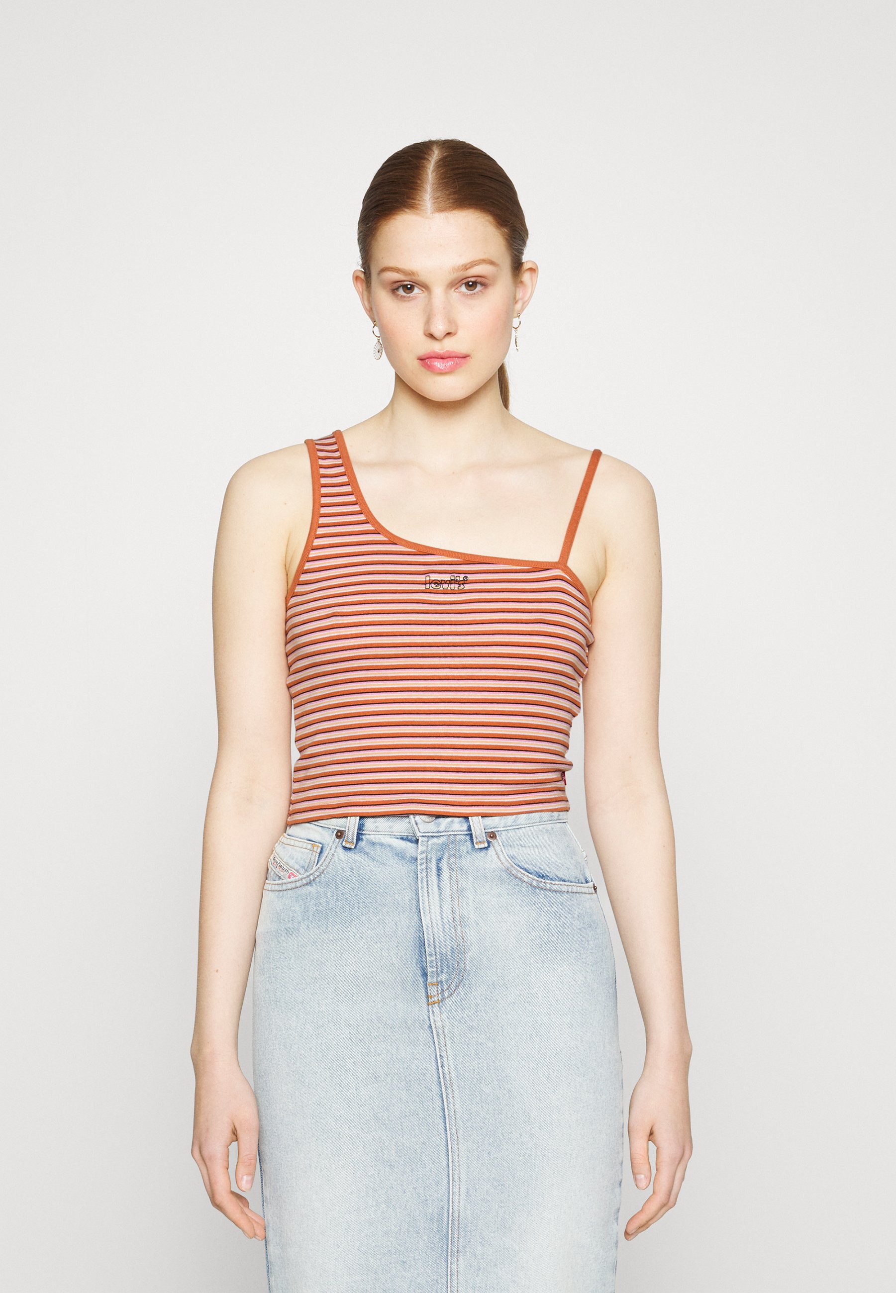 Levi's® HOOP TANK - Top - autumn leaf/red
