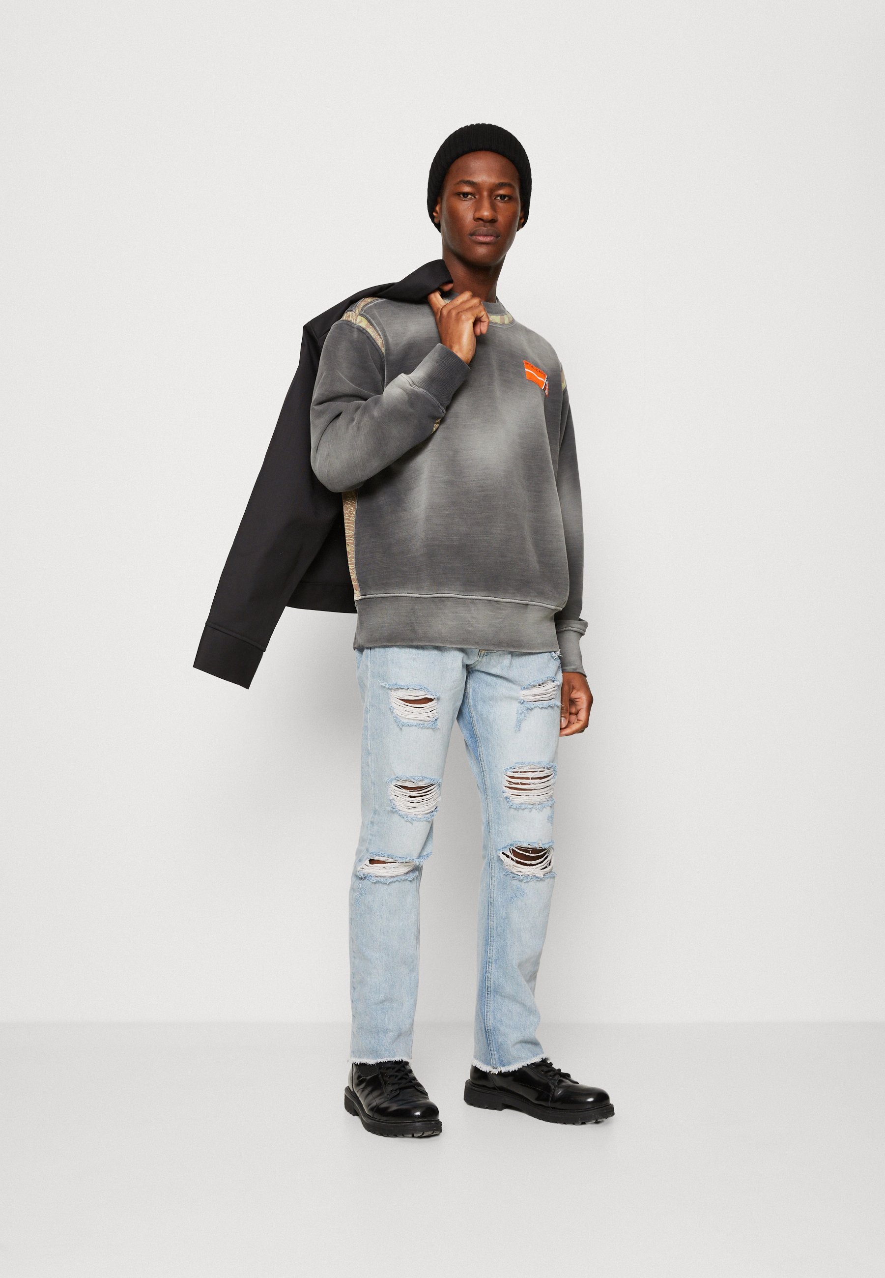 Diesel MACSINDI UNISEX - Sweatshirt - gray/grey