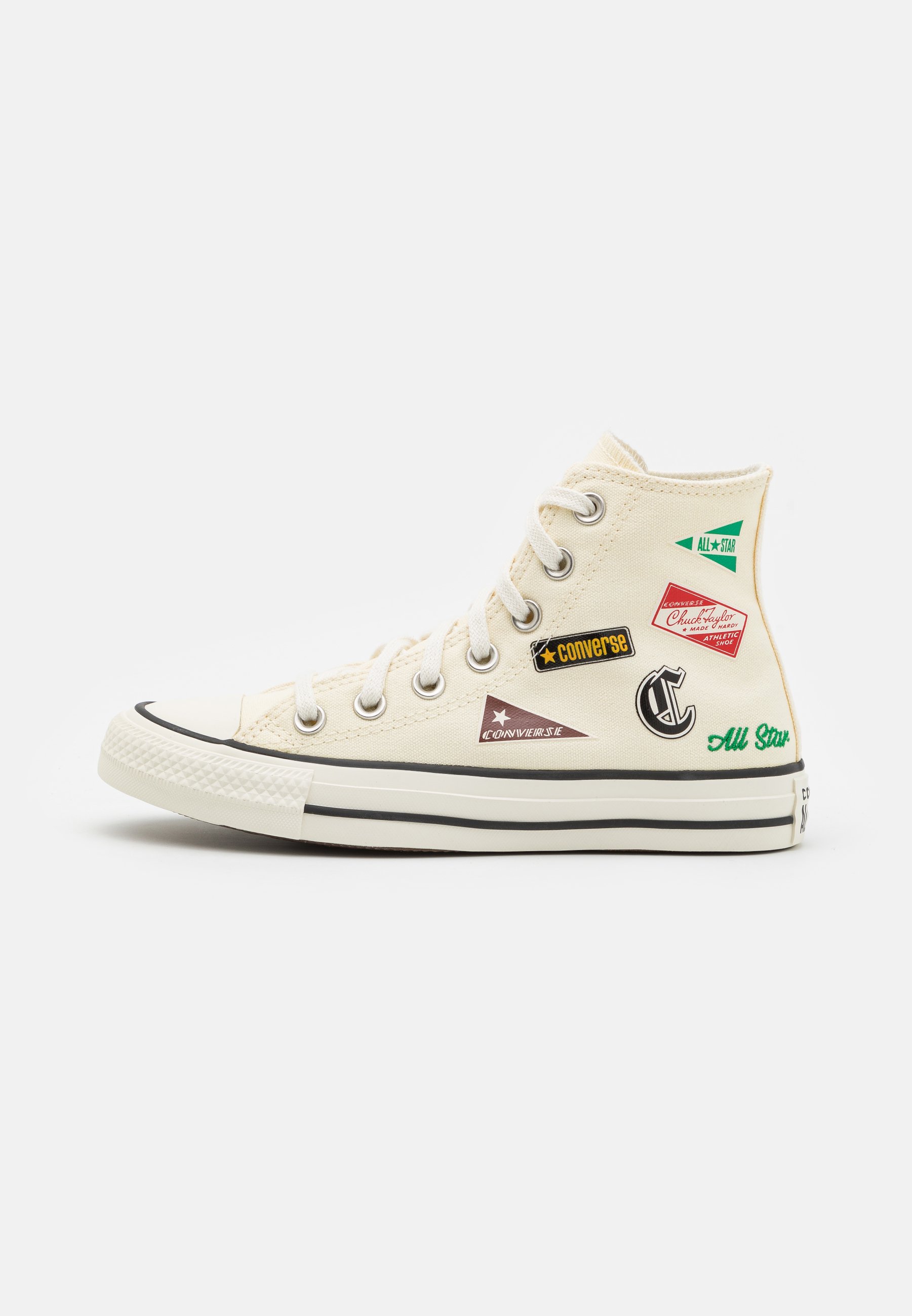 Converse CHUCK TAYLOR ALL STAR UNISEX - High-top trainers - egret/black/beige