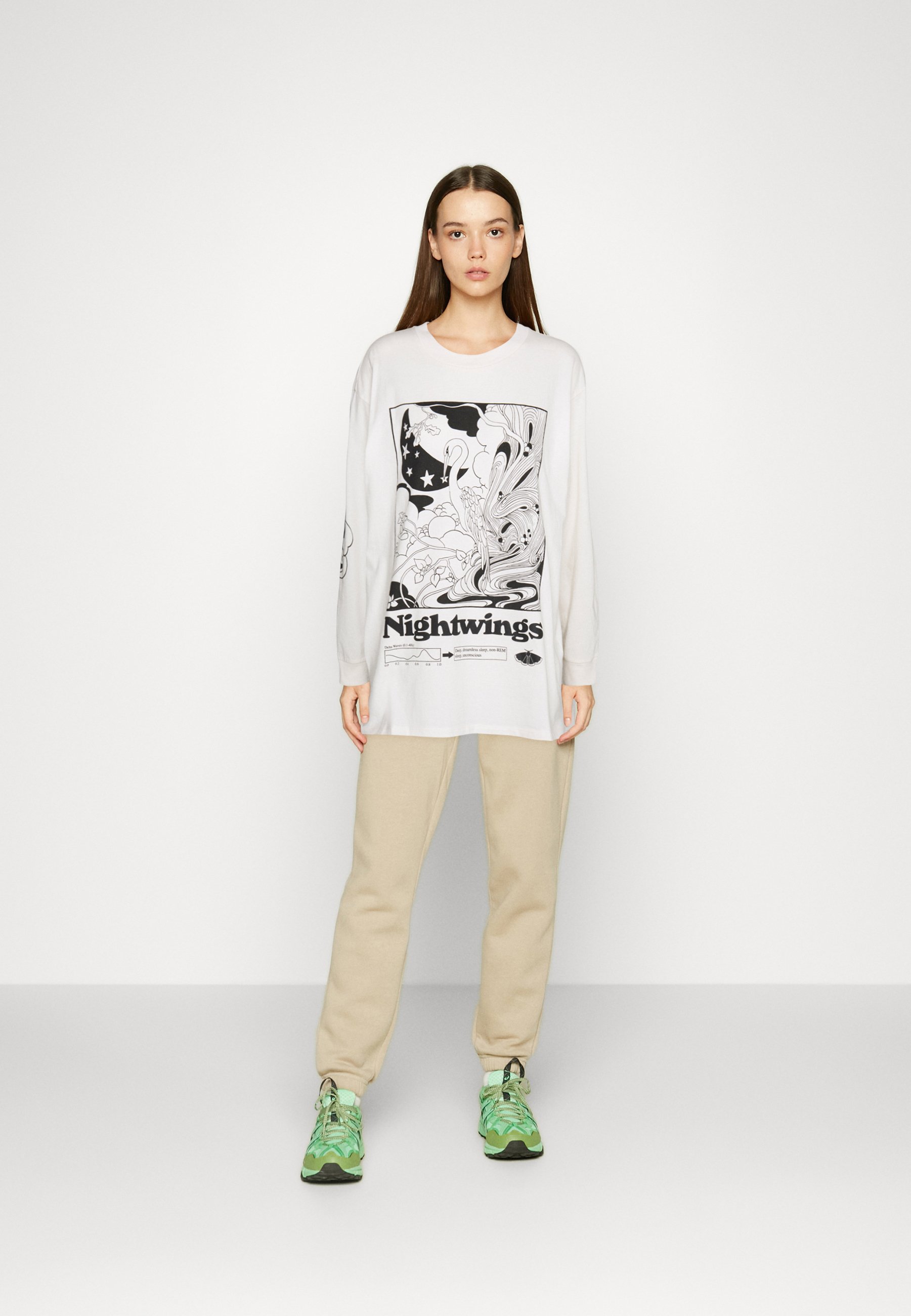 Levi's® GRAPHIC REESE TEE - Long sleeved top - gardenia/white